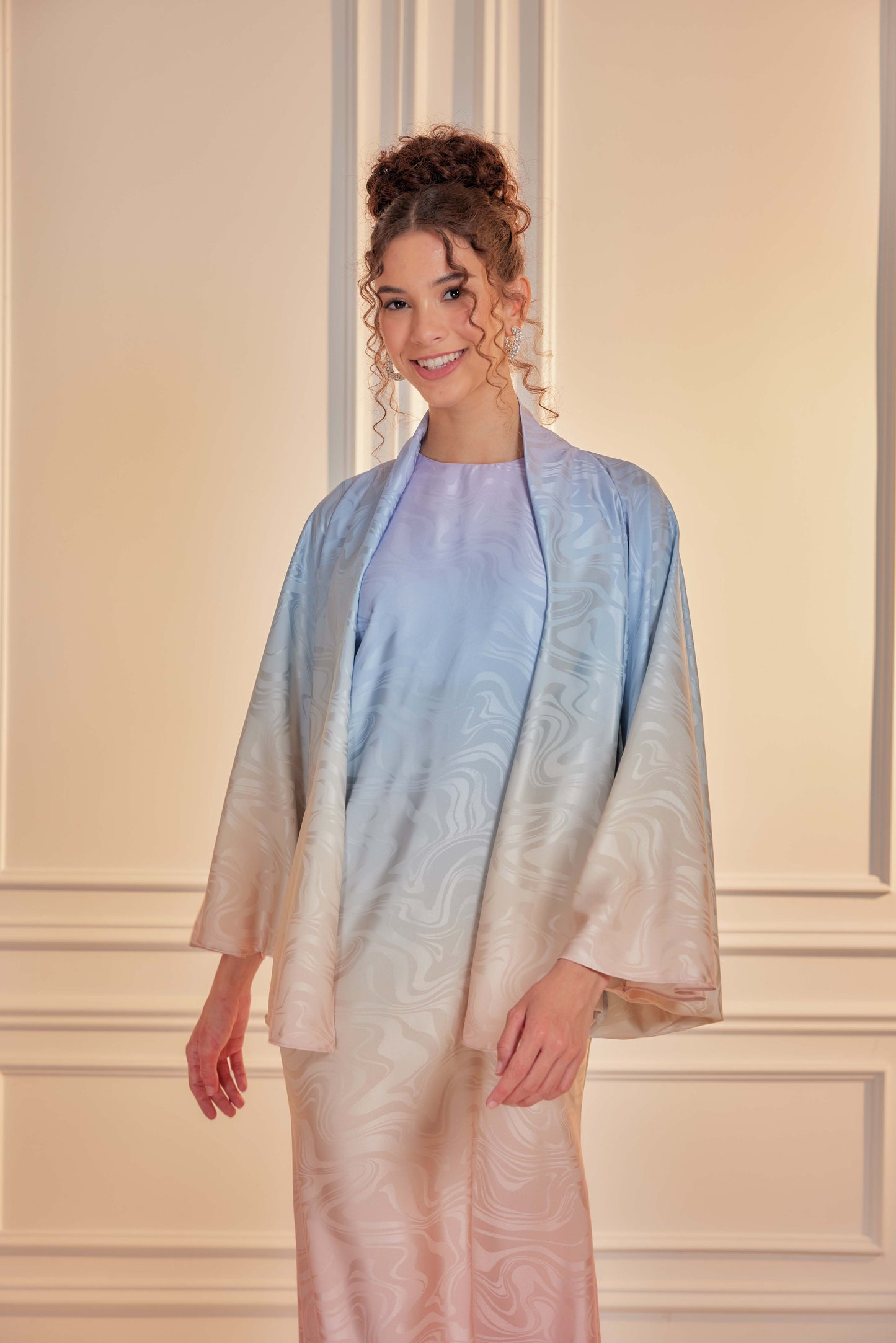 Venetta Ombre Dress Set - Opal