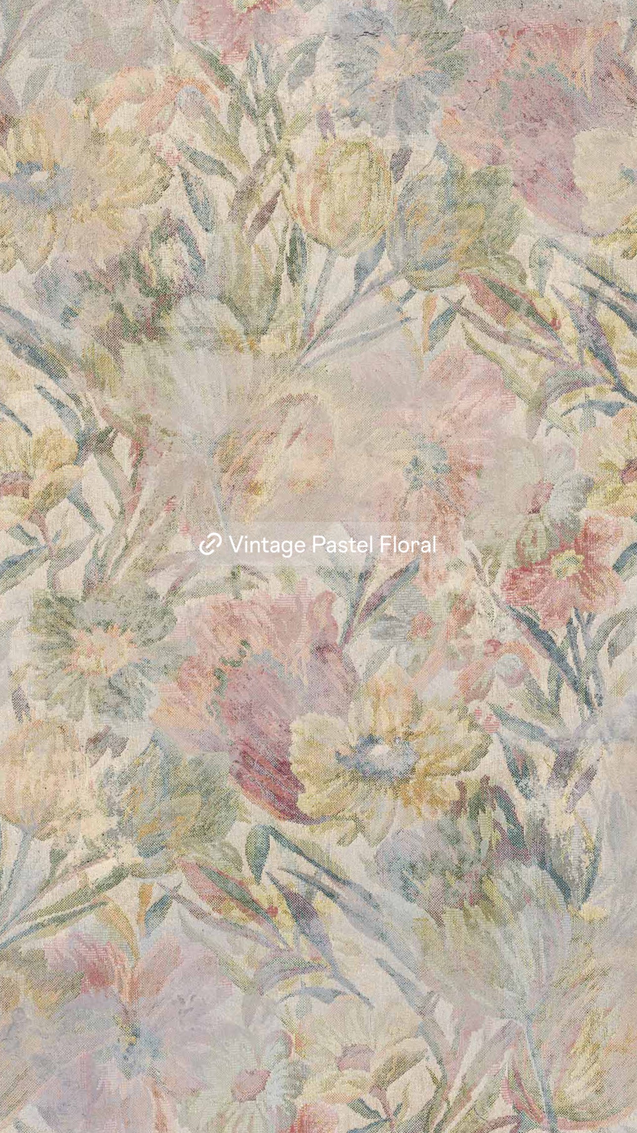 Venetta Two-piece Jacquard Chiffon Dress Set - Vintage Pastel Floral (Full Lining)