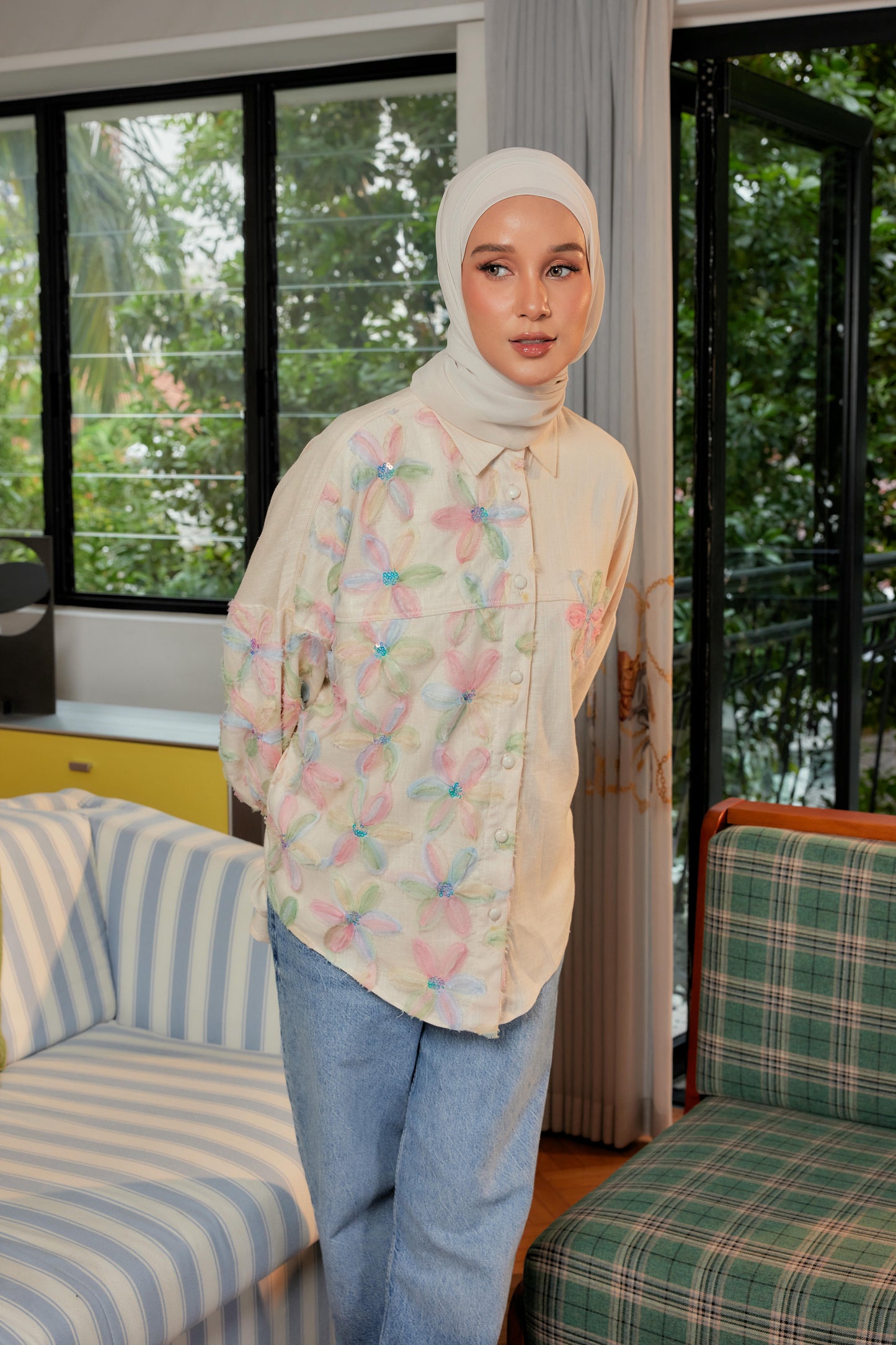 Tullebloom Linen Shirt (Fully Lined)