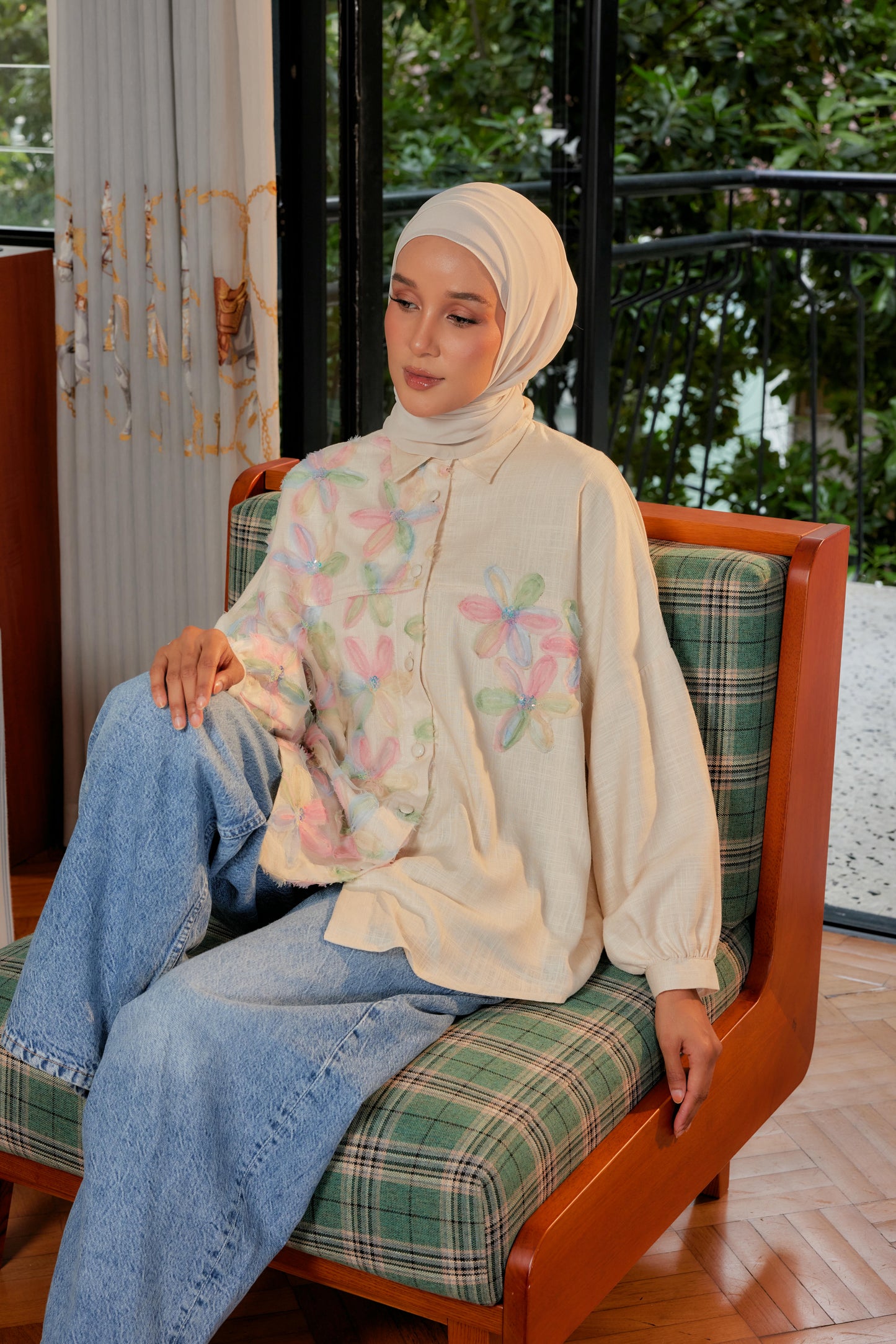 Tullebloom Linen Shirt (Fully Lined)