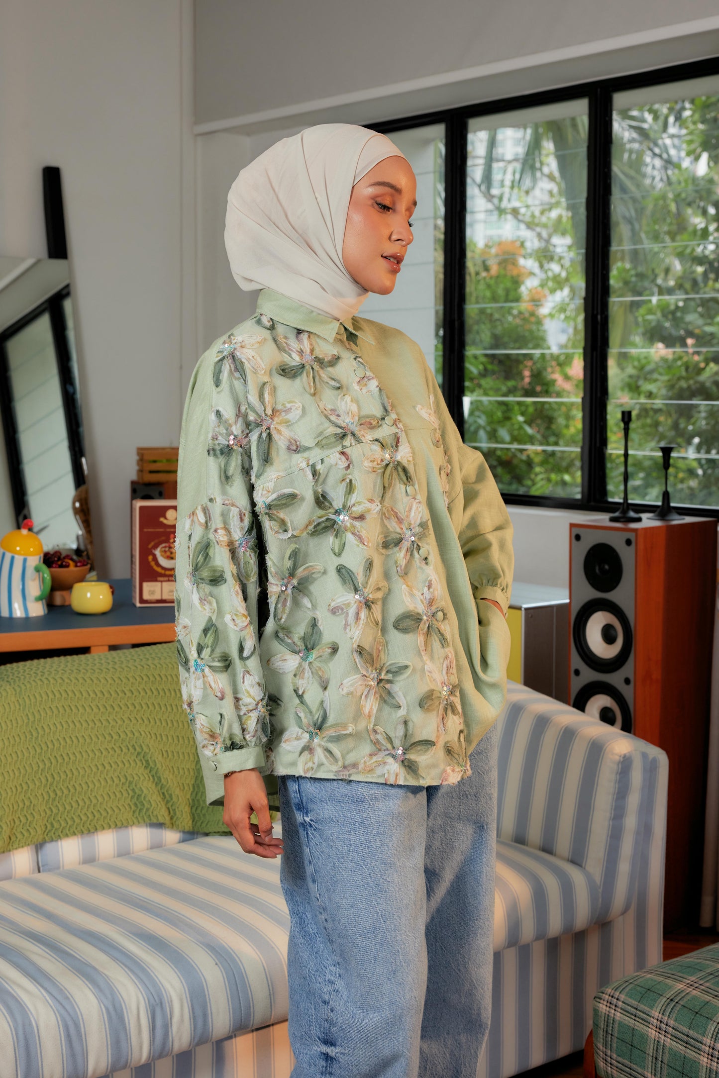 Tullebloom Linen Shirt (Fully Lined)