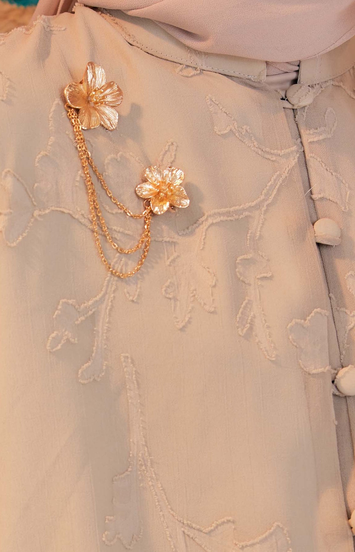 Indah Pelangi Kebarung in Teh Hijau – The Beaded Edition, Fully Lined