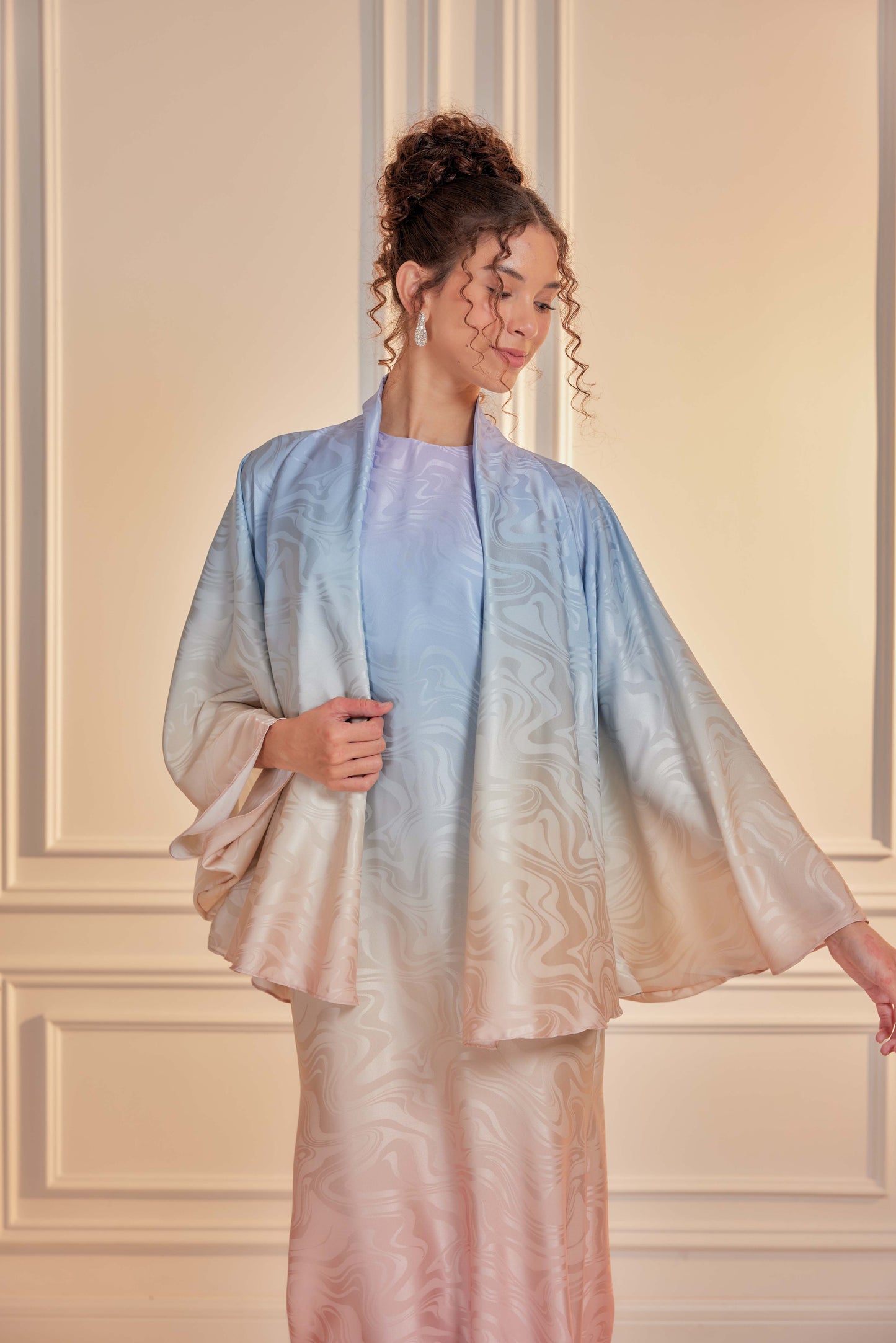 Venetta Ombre Dress Set - Opal