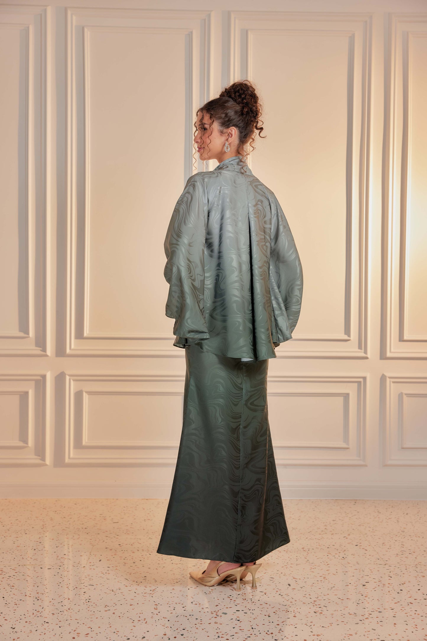 Venetta Ombre Dress Set - Moldavite
