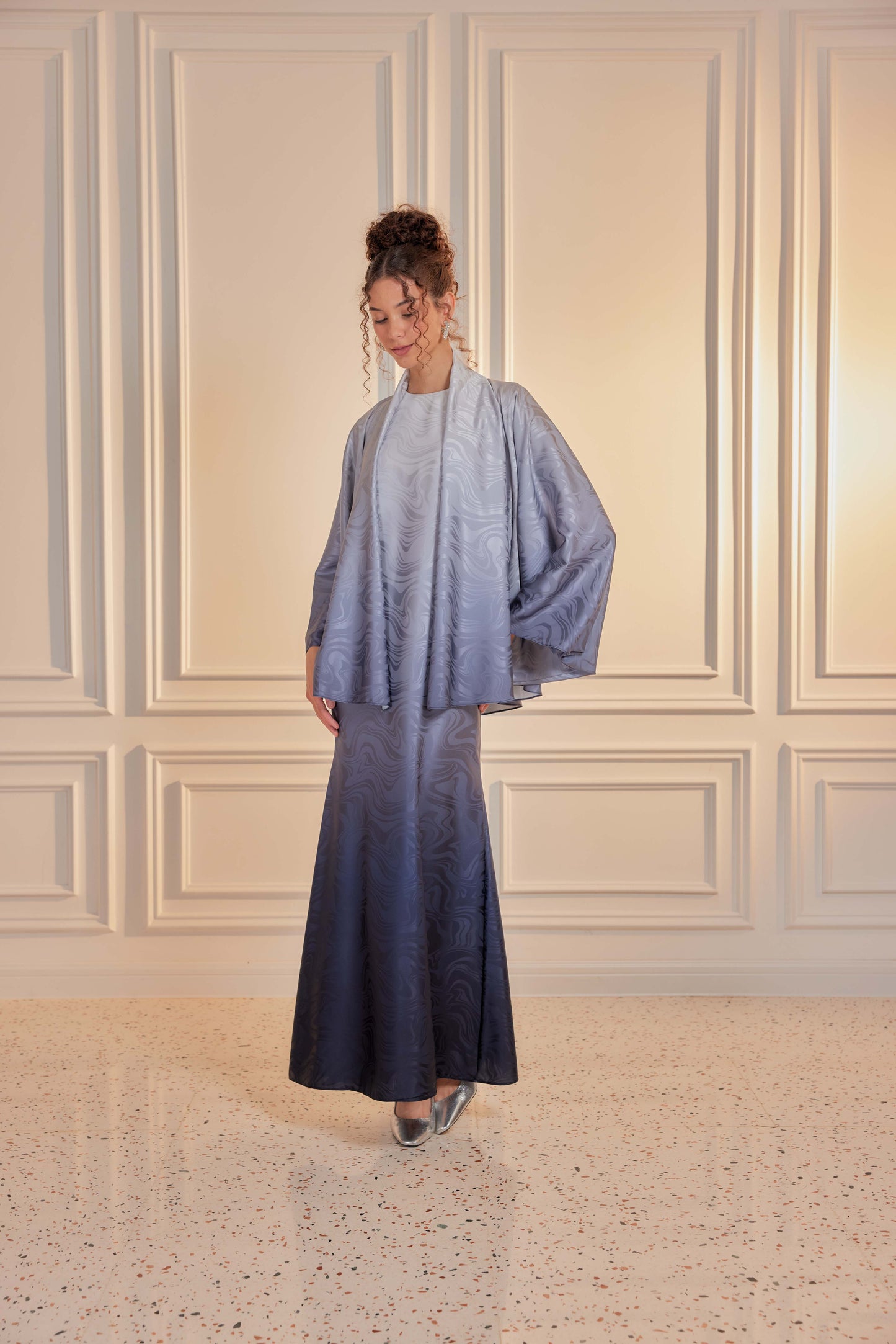 Venetta Ombre Dress Set - Kohinoor
