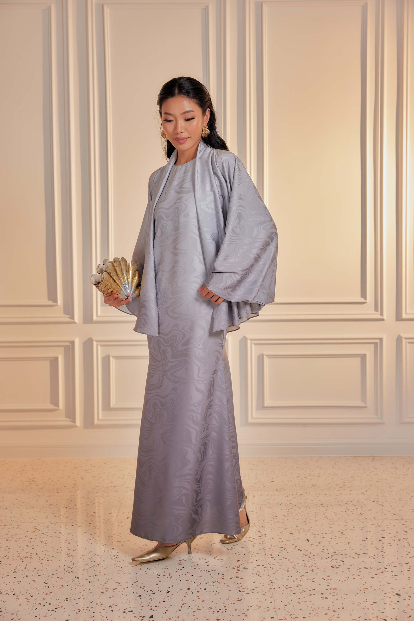 Venetta Ombre Dress Set - Moonstone
