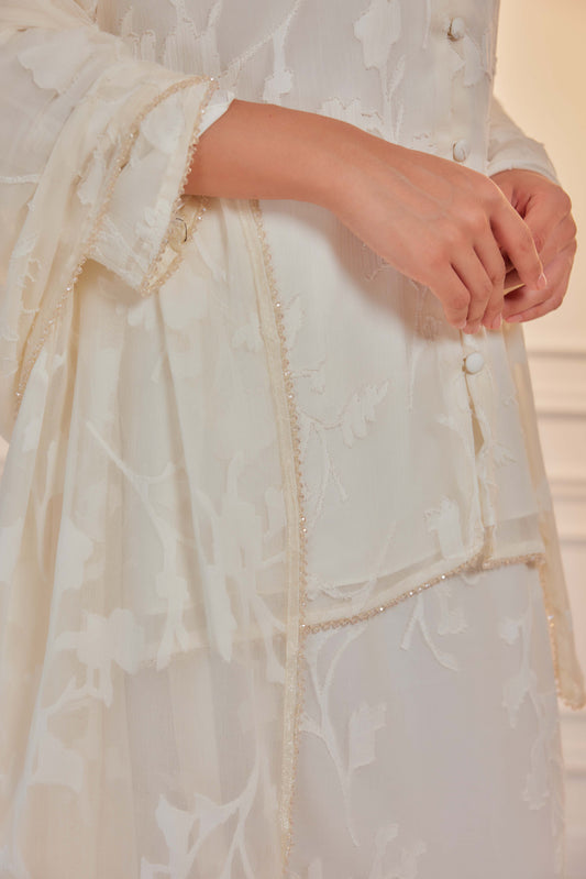 Indah Pelangi Kebarung in Klasik Vanila – The Beaded Edition, Fully Lined