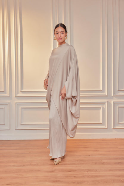 Chanela Full Sleeve Kurung with Pleated Skirt Set