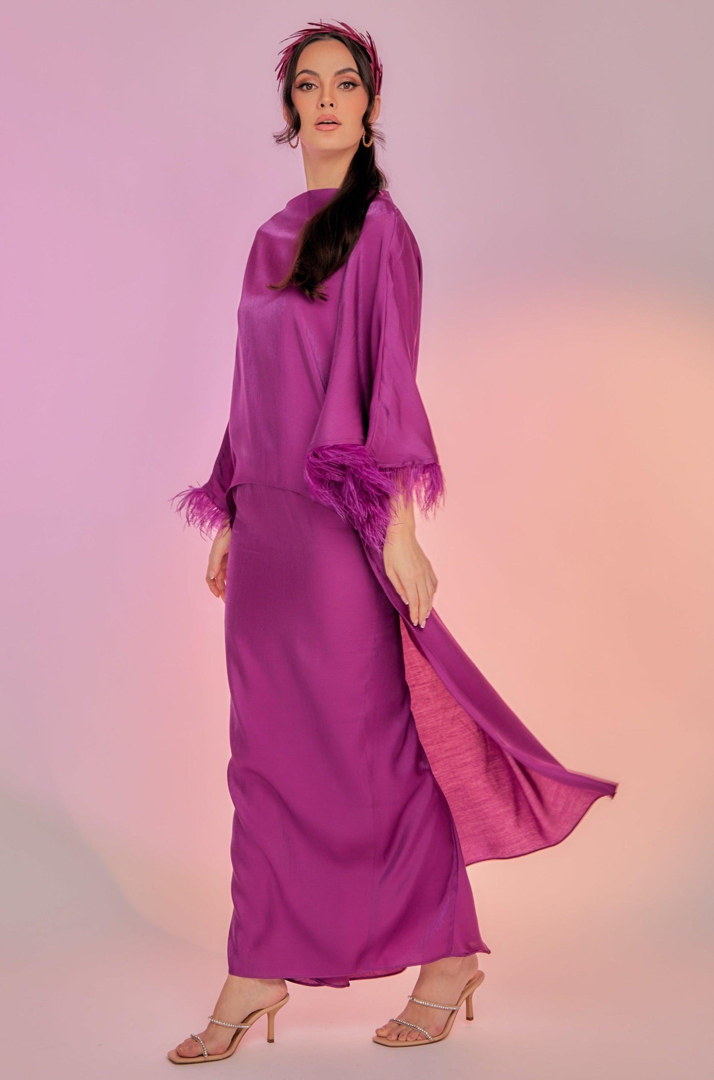 Asha Asymmetric Kaftan Set Caftanist