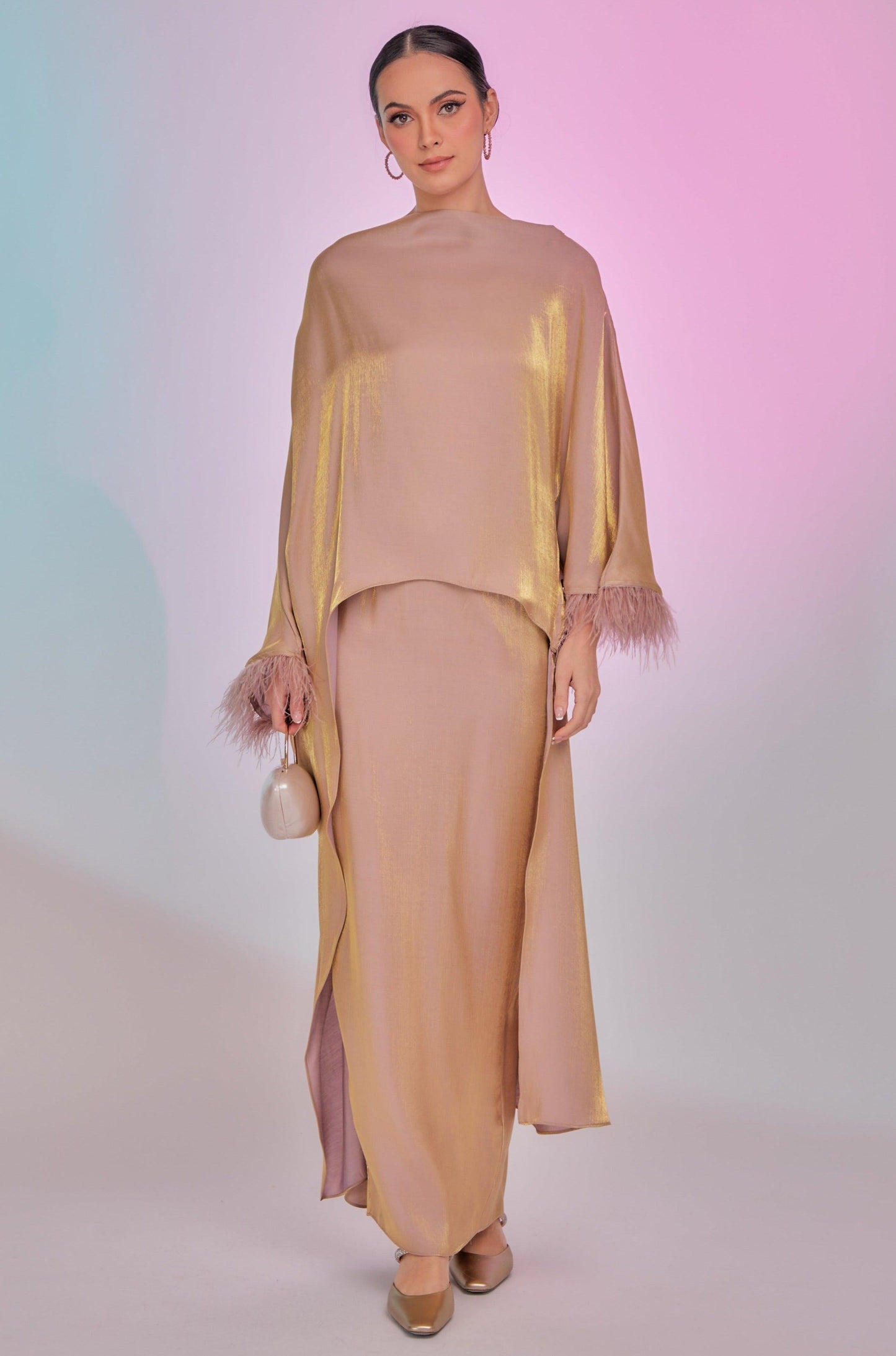 Asha Asymmetric Kaftan Set Caftanist