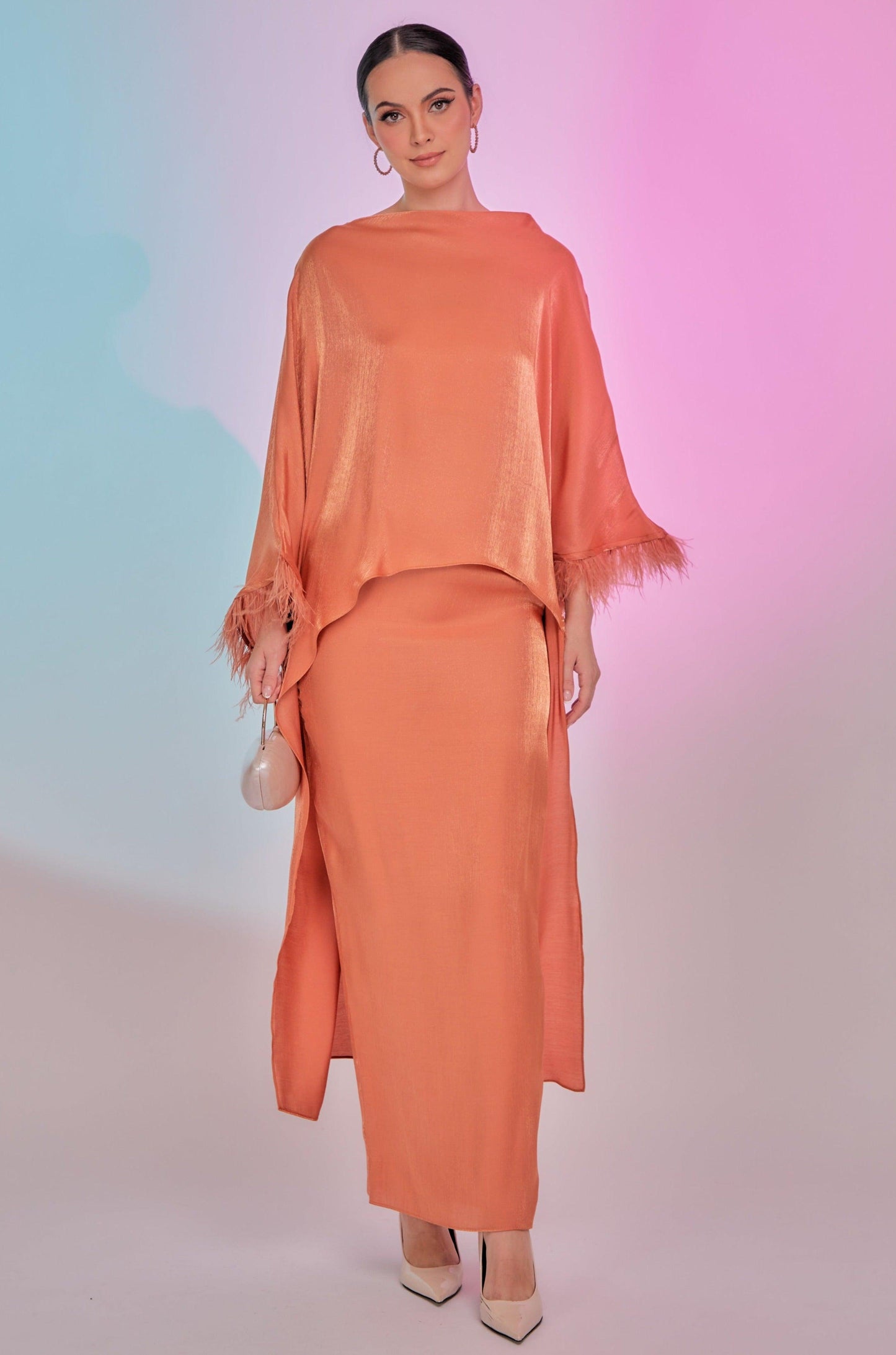 Asha Asymmetric Kaftan Set Caftanist