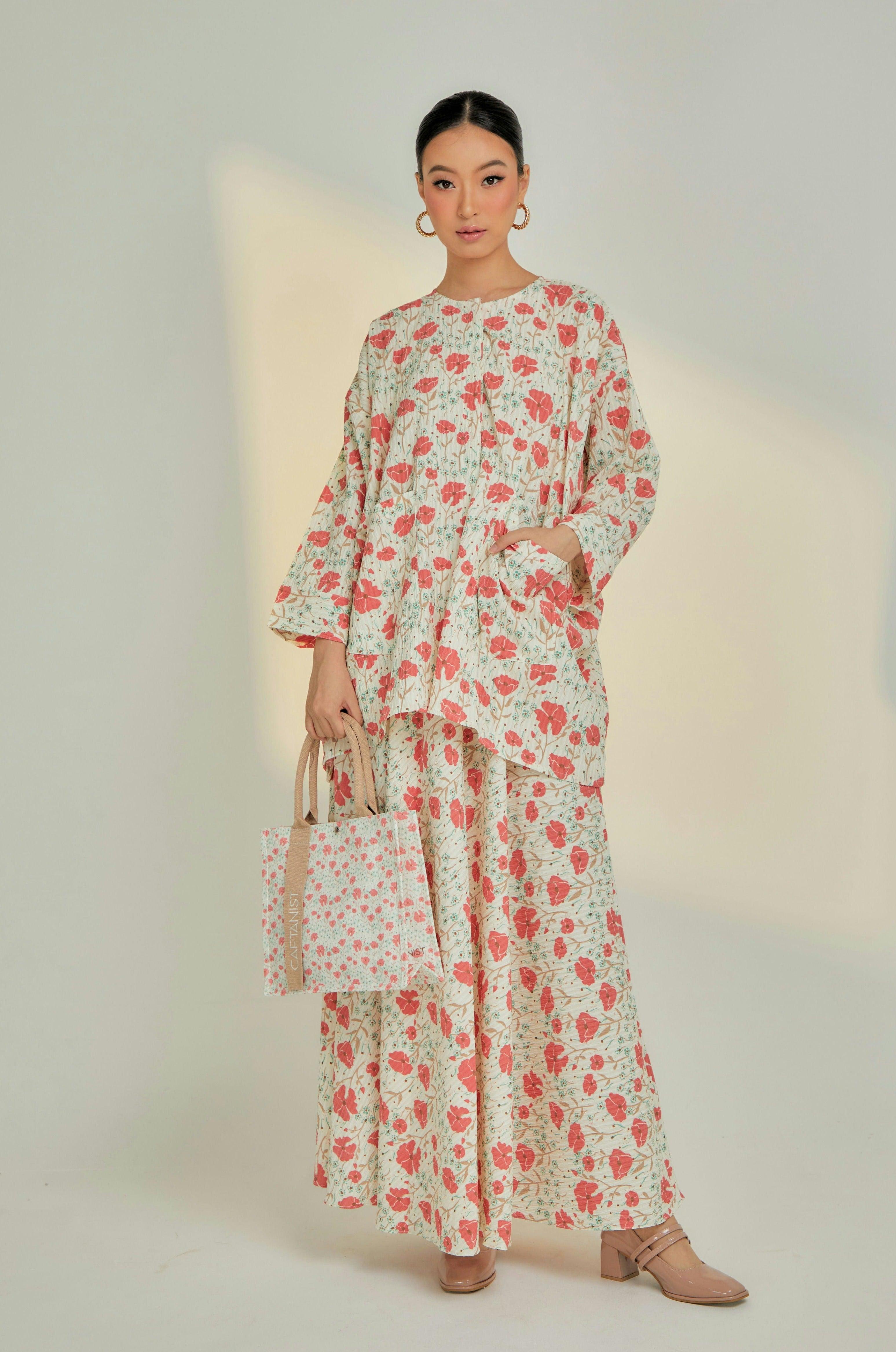 Aerin Two Piece in Poppy Crimson