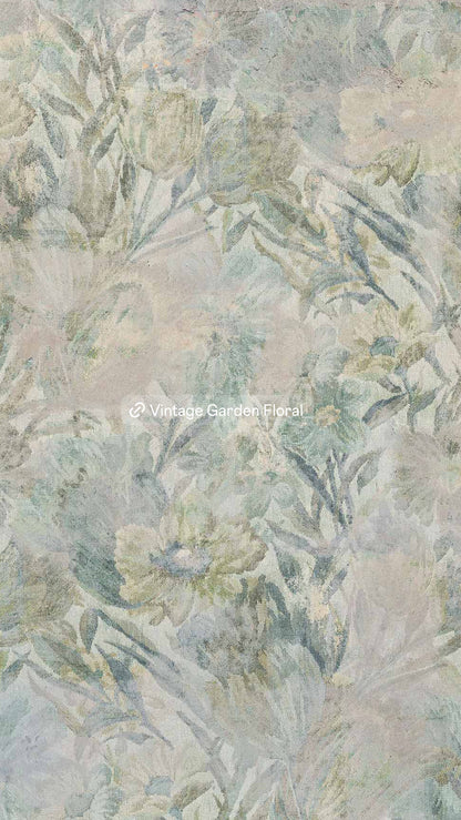 Venetta Two-piece Jacquard Chiffon Dress Set - Vintage Garden Floral (Full Lining)