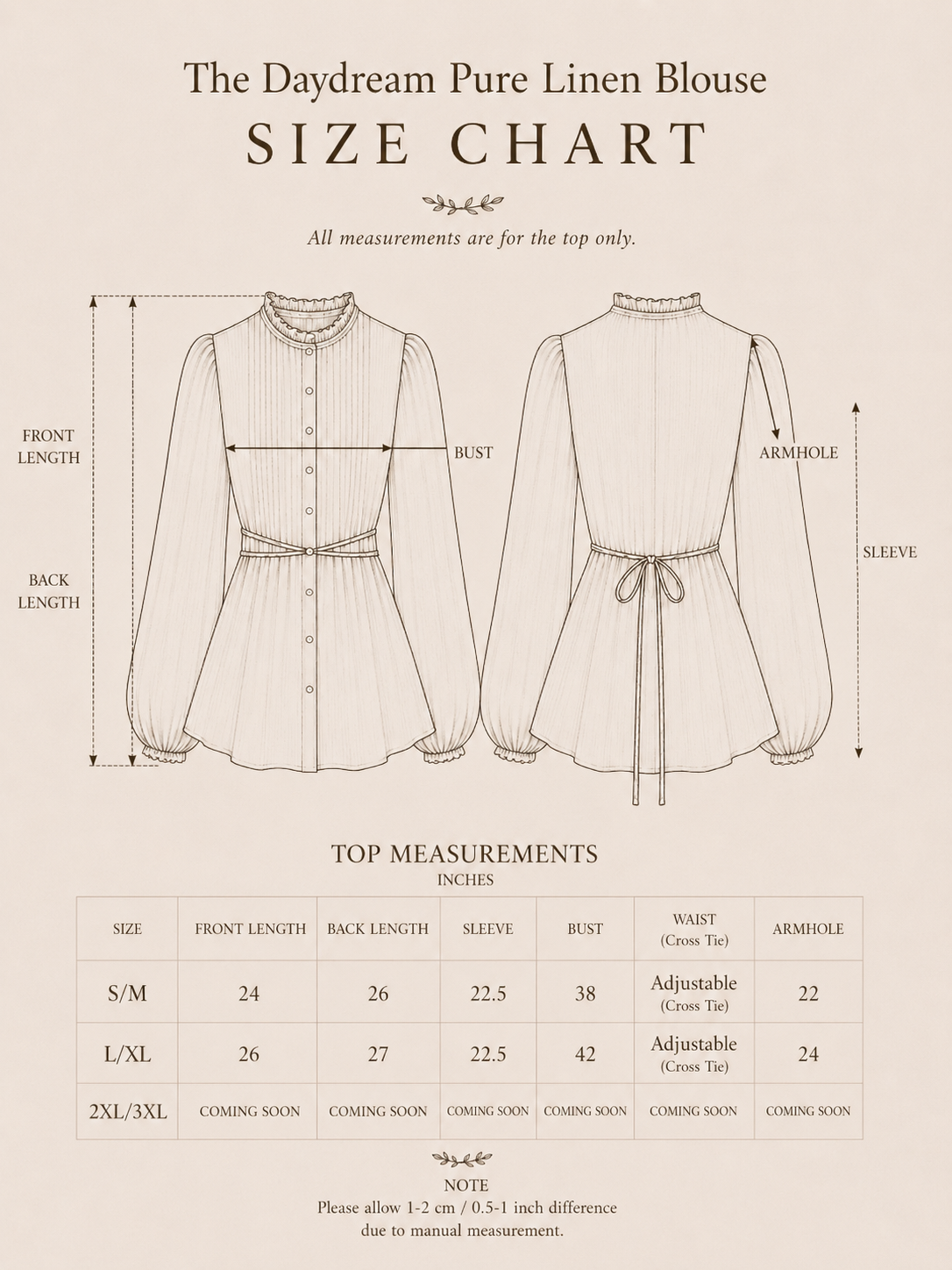 09 - The Daydream Tie-Waist Pure Linen Top in Sage Grey