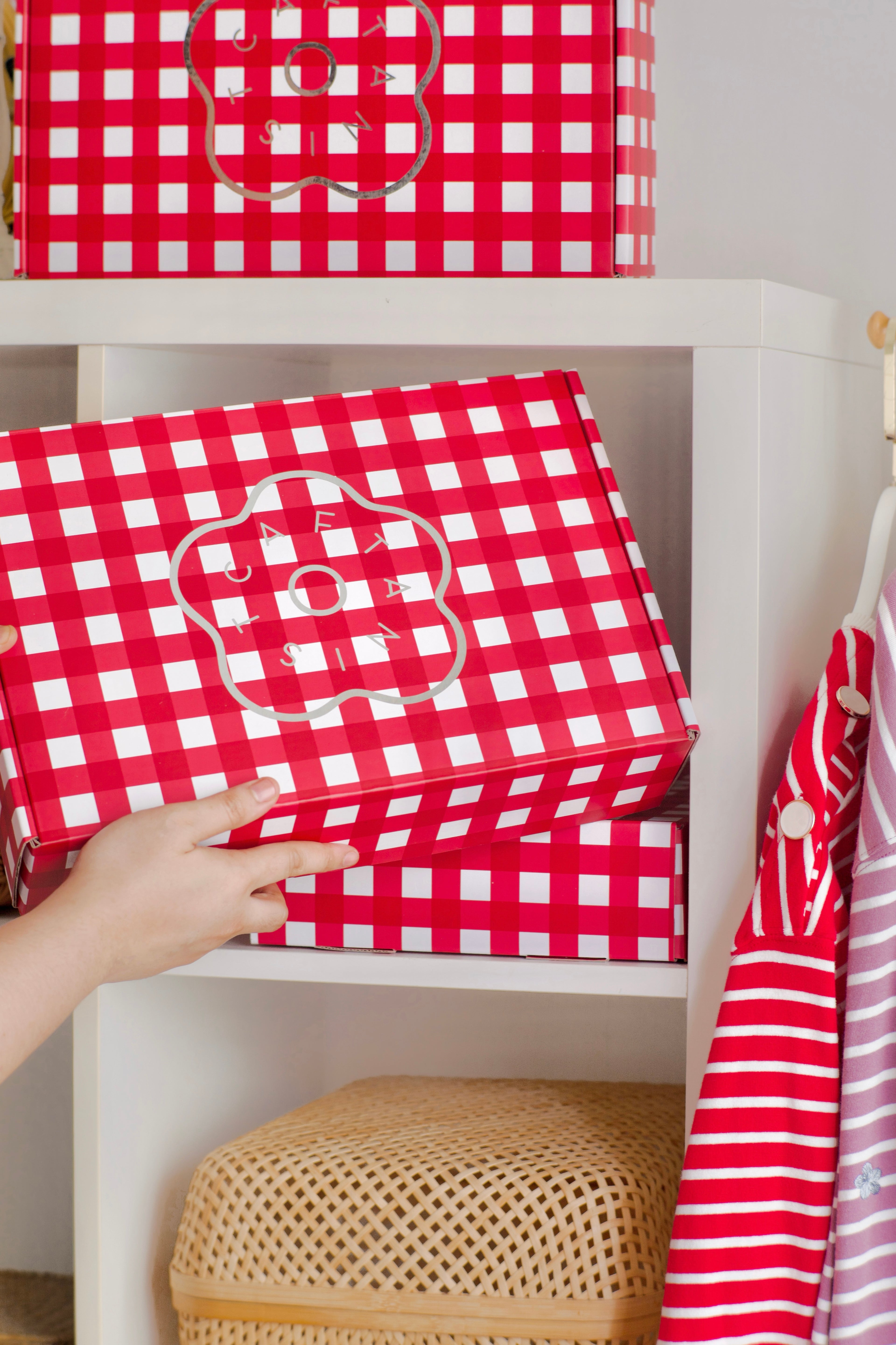Butter Yellow Stripes - Fleuriste Embroidered Cotton Tee with Signature Buttons
