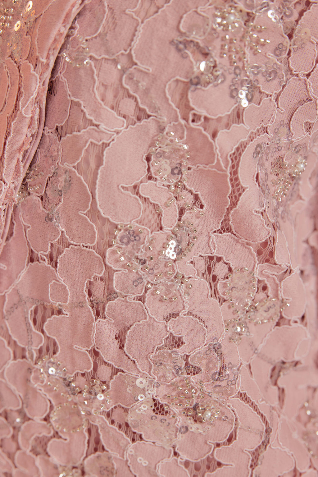 Cotton Candy - Janggan Beaded Lace Kebaya  (Fully Lined)