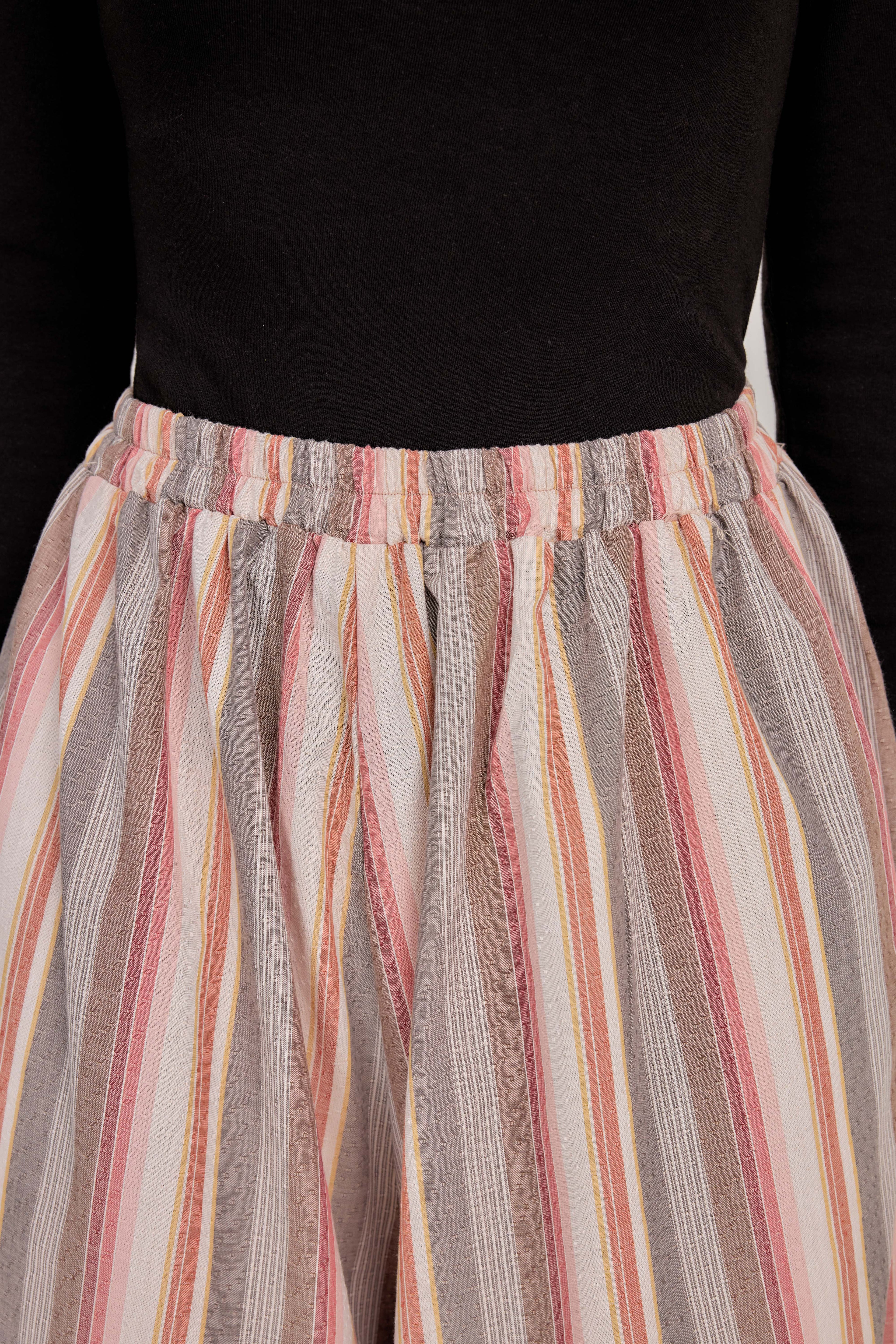 08 - Vintage Stripe -  Wide High Waist Pants