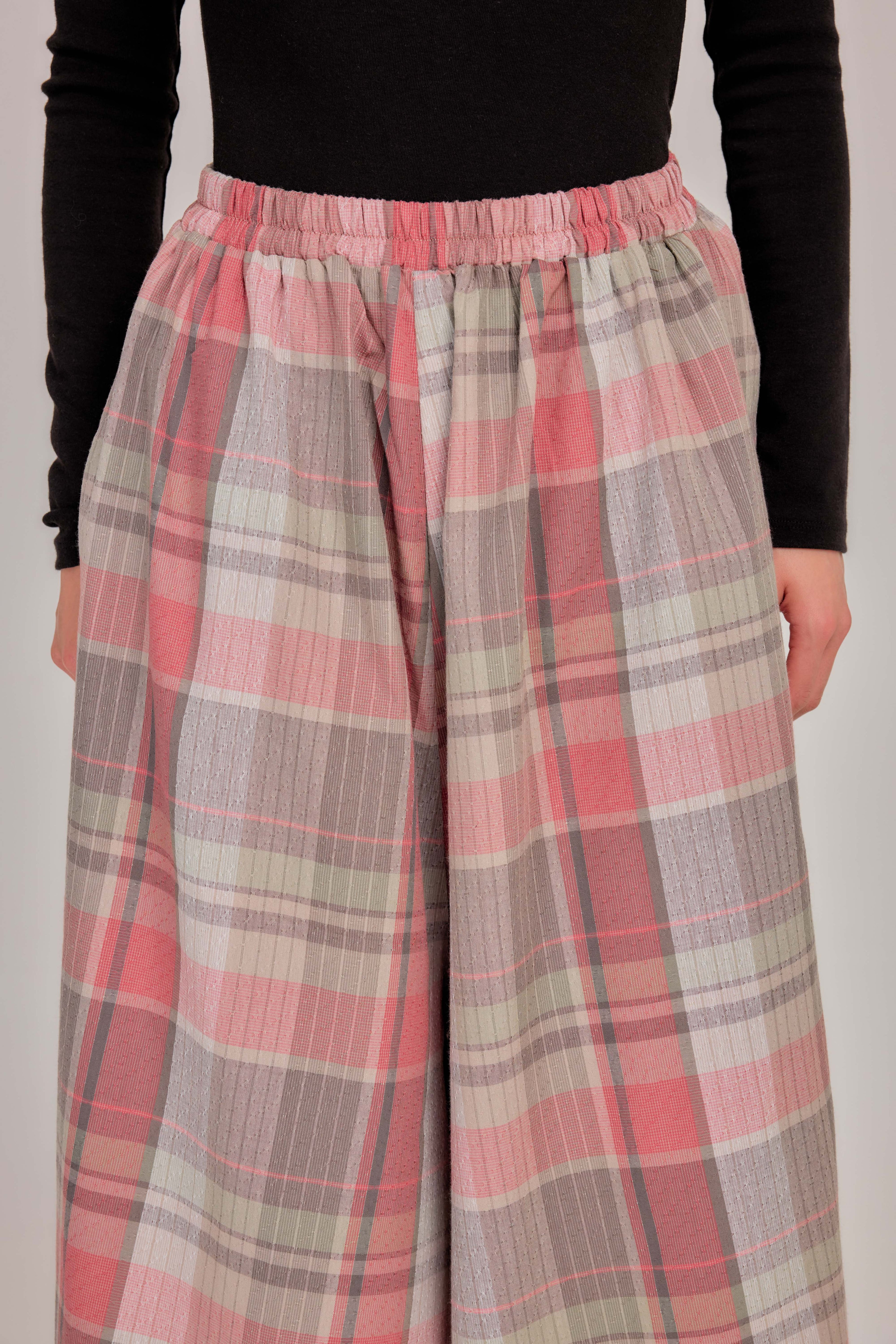 04 - Rosy Oat -  Wide High Waist Pants