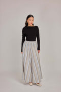 09 - Seaside Oat - Wide High Waist Pants