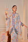 27 - Sekar Jagad - Kebaya Sulam Goyang Set With Matching Fan & Selendang [PREORDER]
