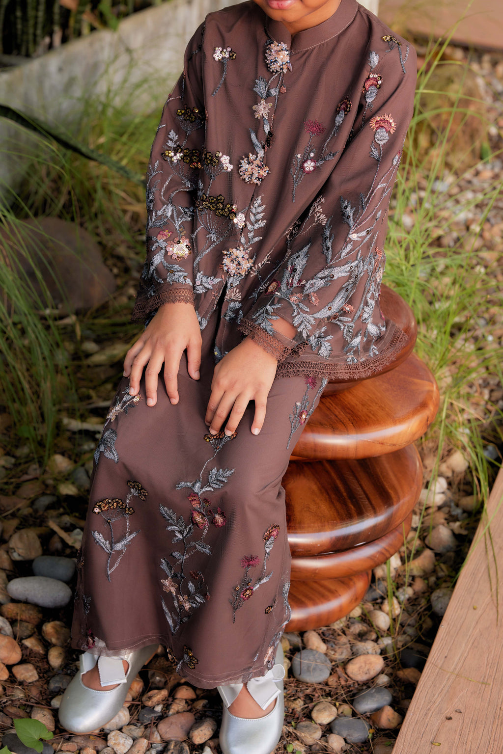 Rich Brown - Kids Dian Embellished Kurung [PREORDER MID FEB]