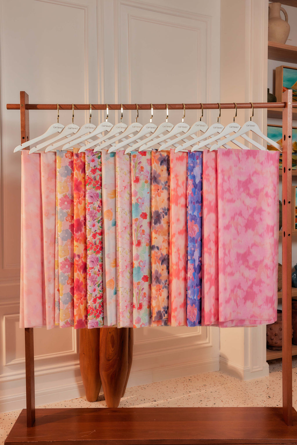 23 - Tanjung Puspita - Kebarung Sulam Goyang Set With Matching Fan & Selendang