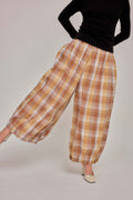 05 - Butterscotch -  Pleated Barrel-leg Pants