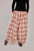 06 - Clay Blush -  Pleated Barrel-leg Pants