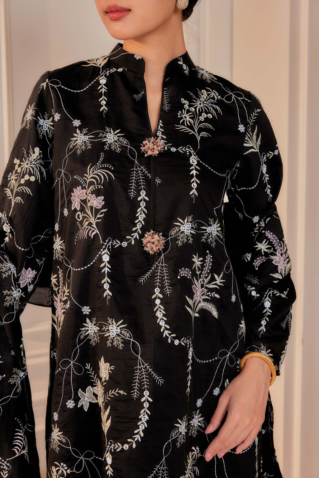 Hitam Manis - Puspa Kurung Labuh (Fully Lined)