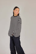 THE CAF-TEE IN MIDNIGHT JAM STRIPE