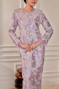 Regal Lilac -  Purnama Embellished Kebaya with Feathered Sleeves (Fully Lined)