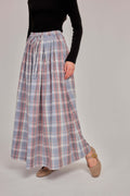 02 -  Ash Blue Rose -  A-Line Skirt