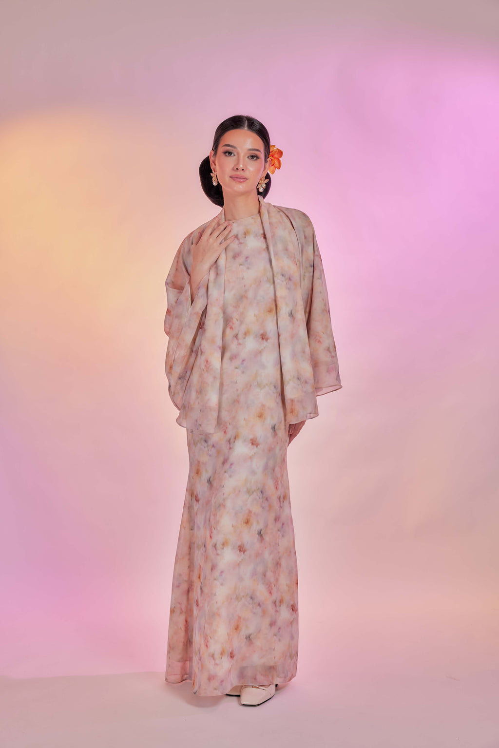 Venetta Two-piece Dress Set - Vintage Autumn Mist (Full Lining)