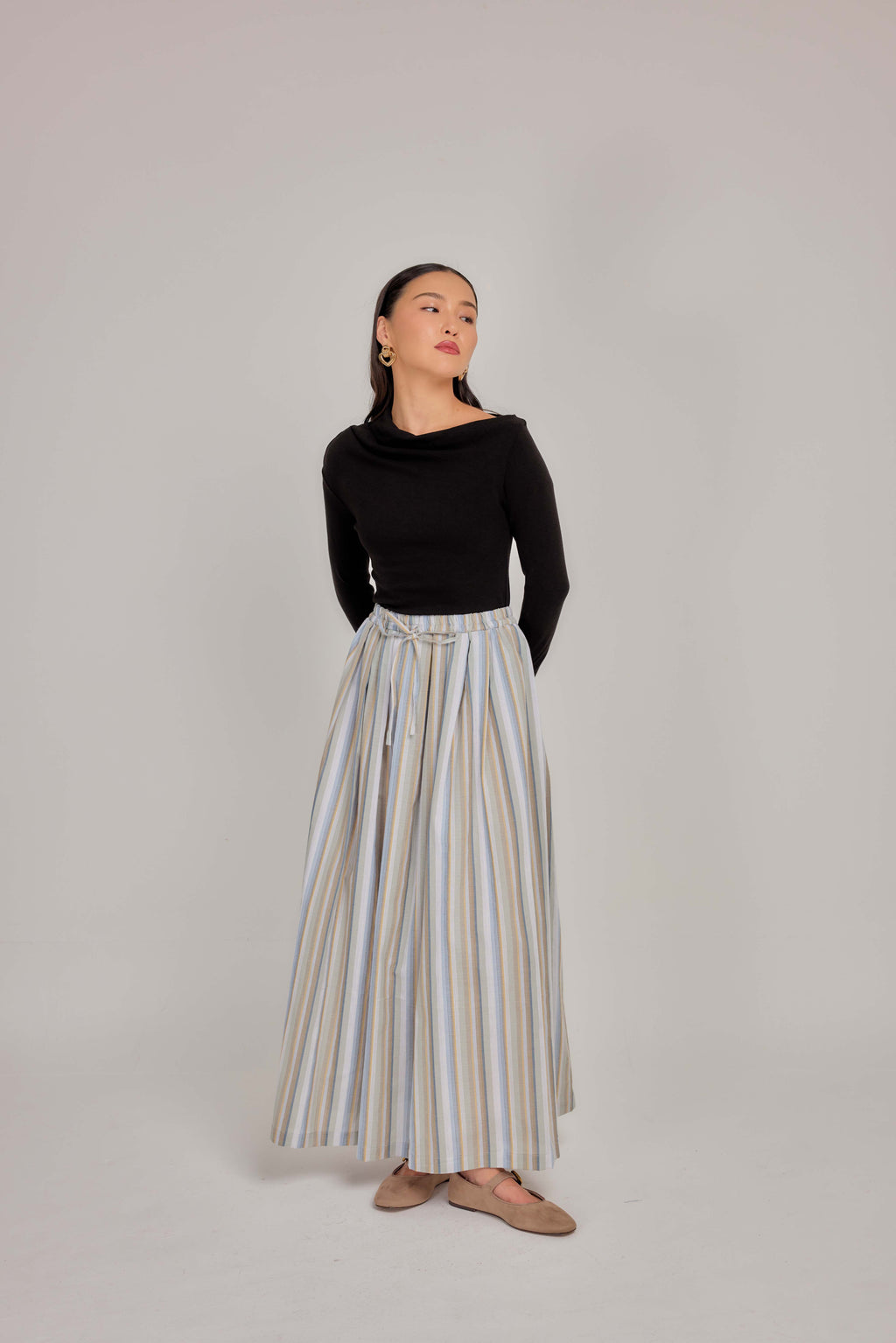 09 - Seaside Oat - A-Line Skirt