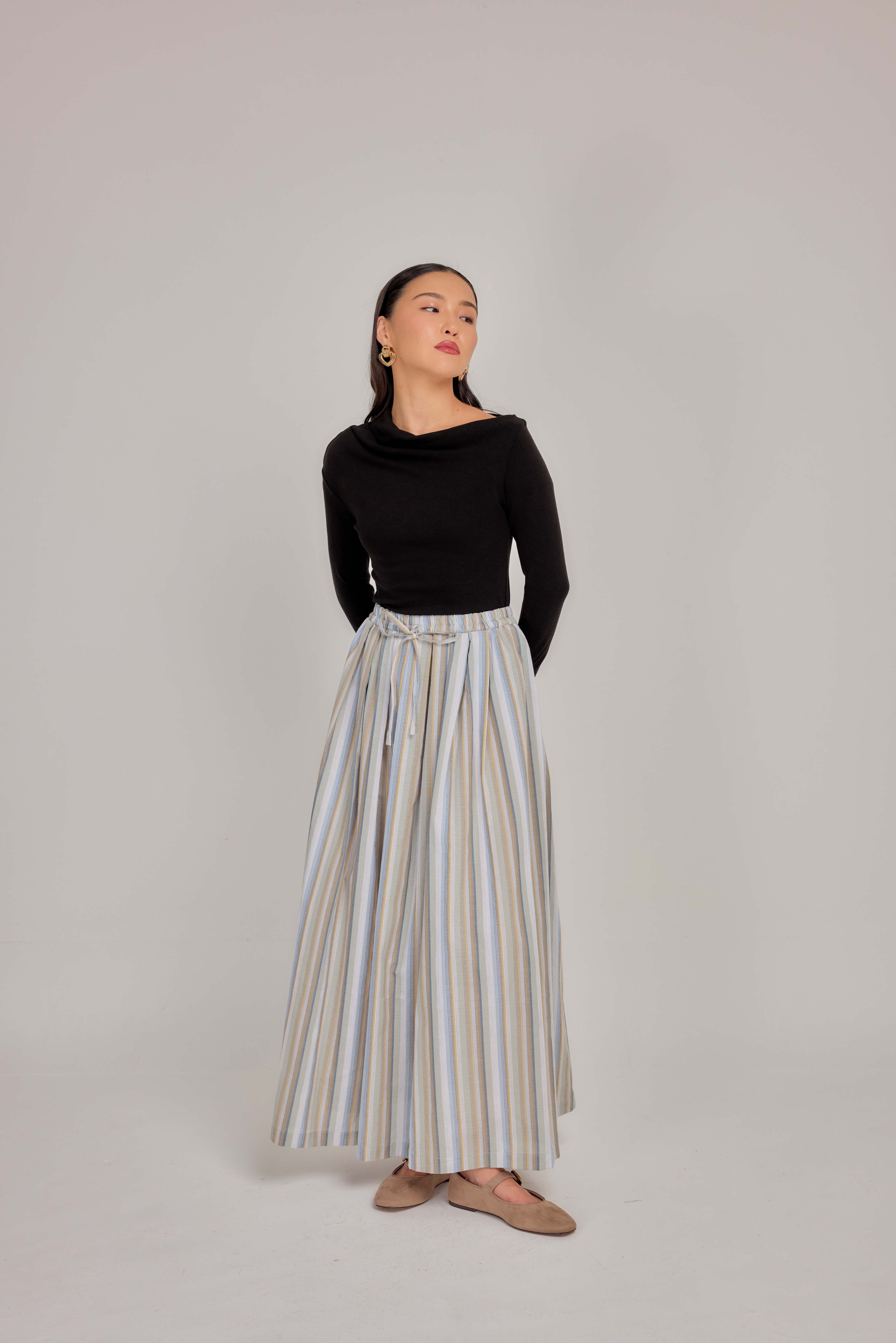 09 - Seaside Oat - A-Line Skirt