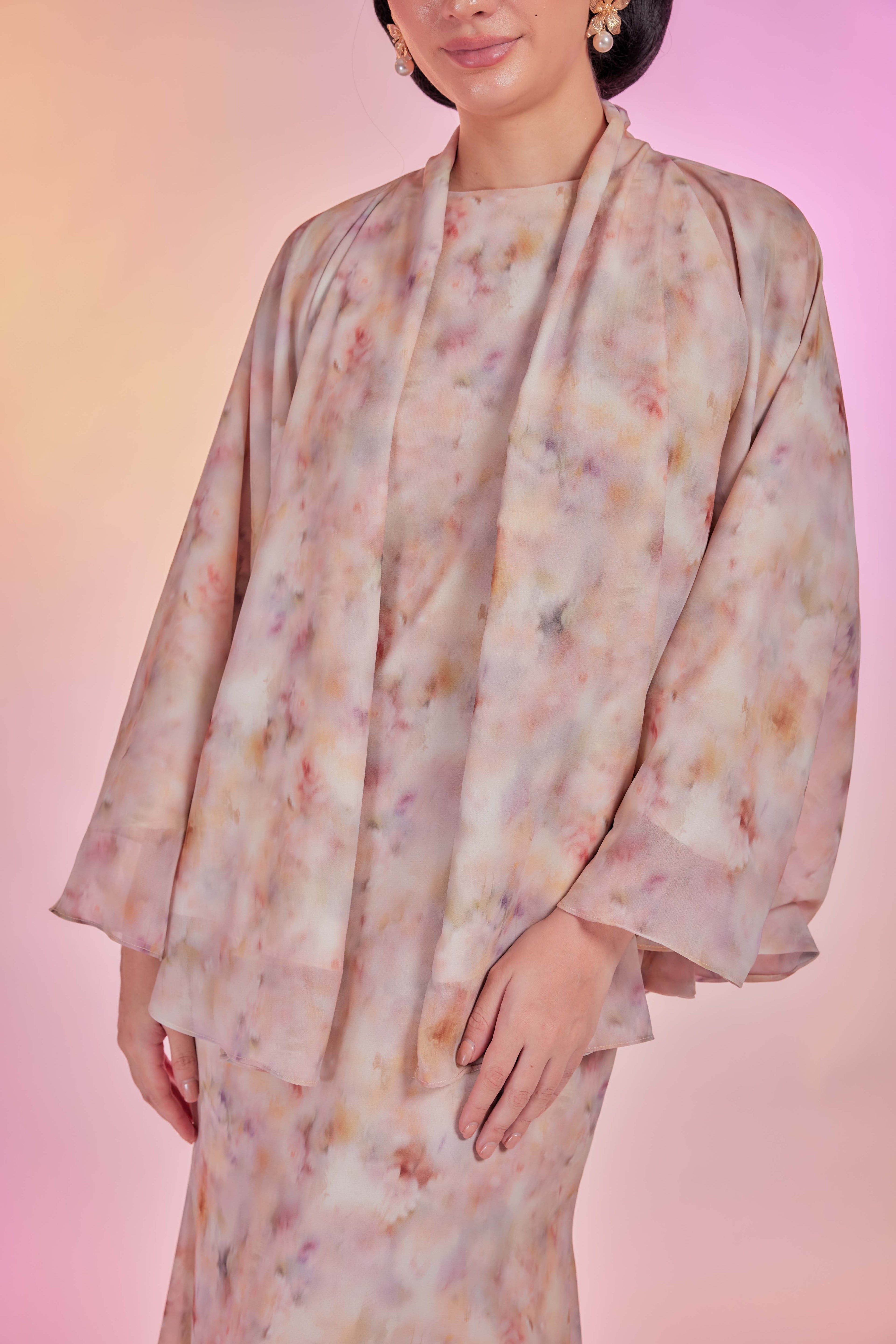 Venetta Two-piece Dress Set - Vintage Autumn Mist (Full Lining)