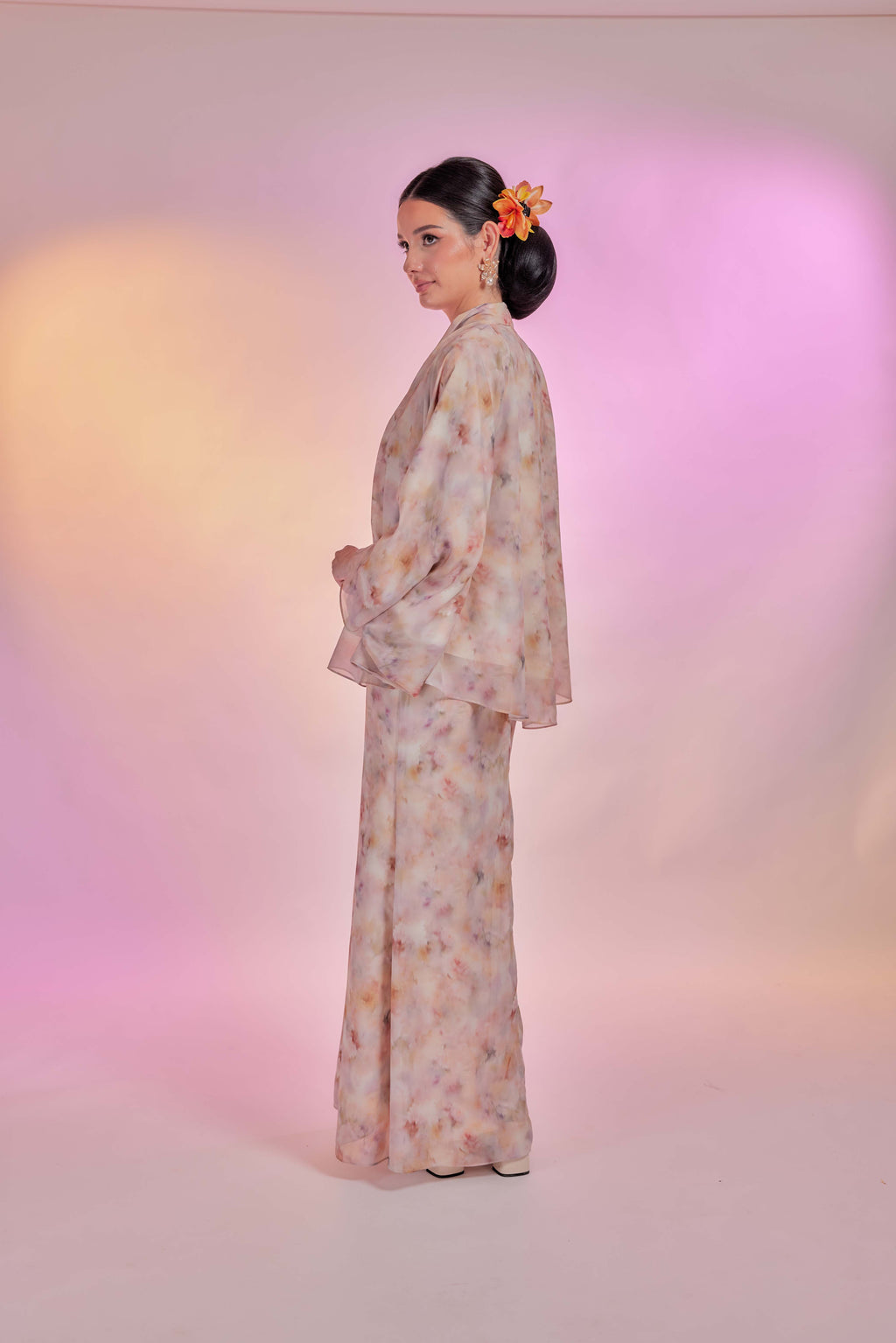 Venetta Two-piece Dress Set - Vintage Autumn Mist (Full Lining)