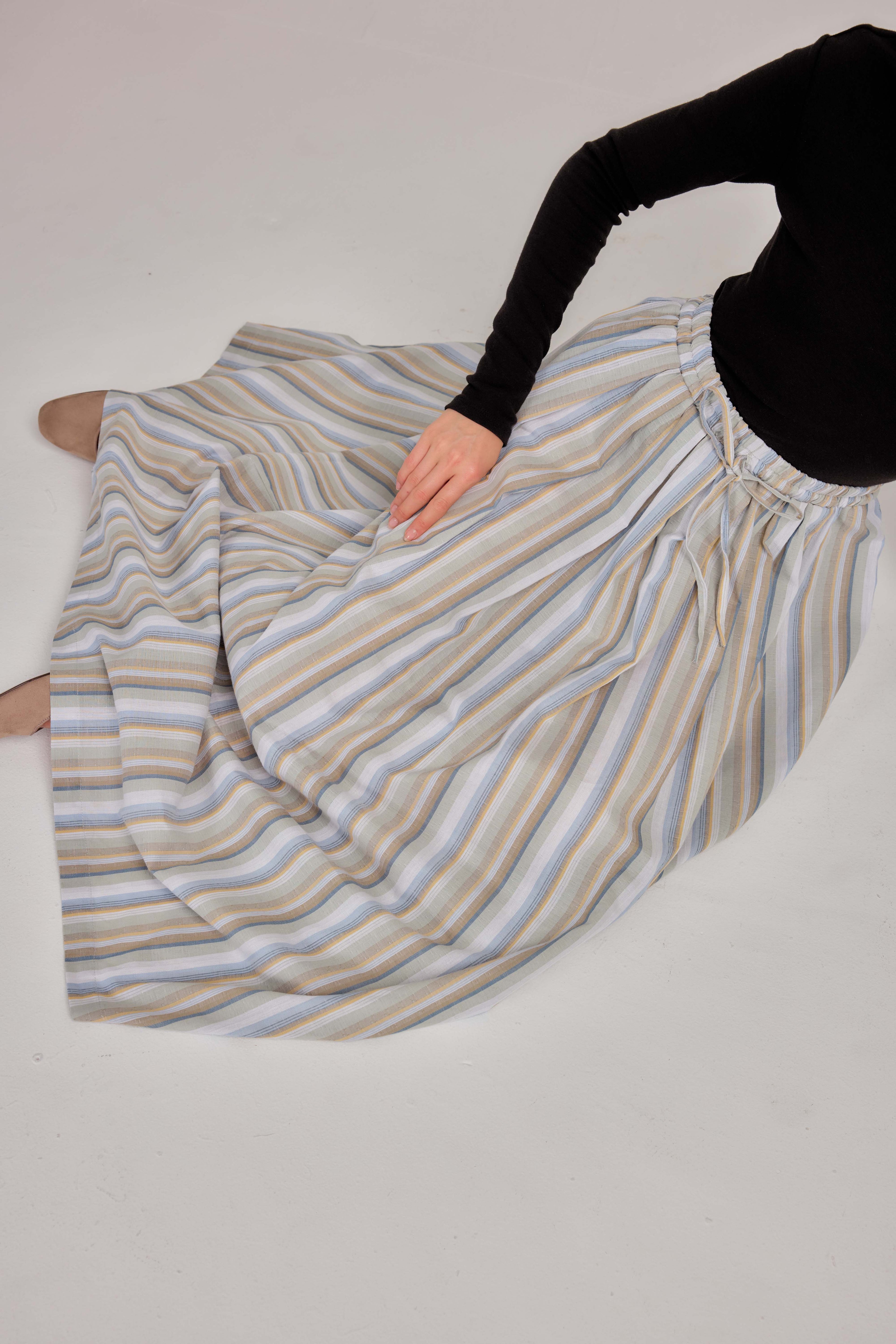 09 - Seaside Oat - A-Line Skirt