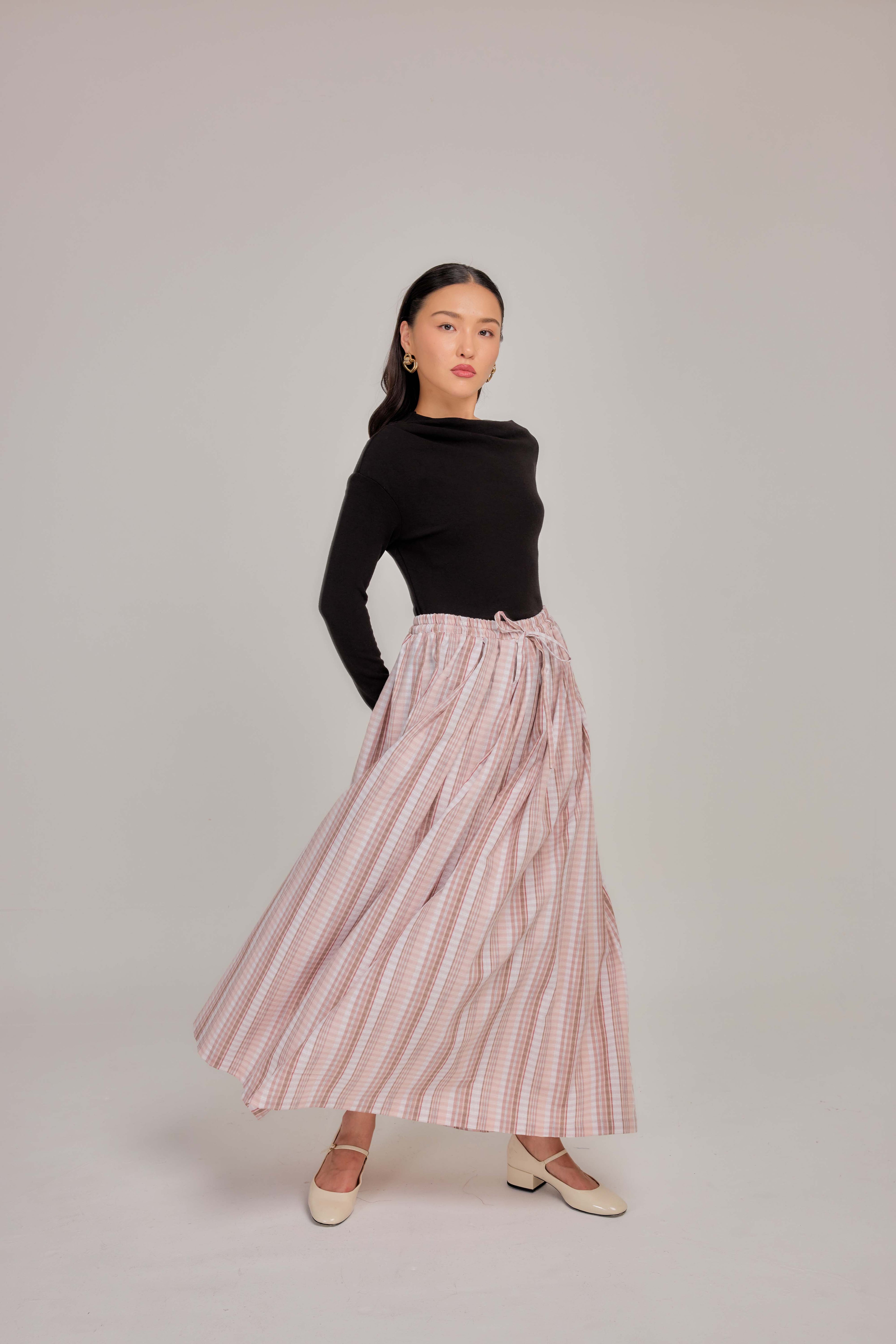 07 - Soft Peony -  A-Line Skirt