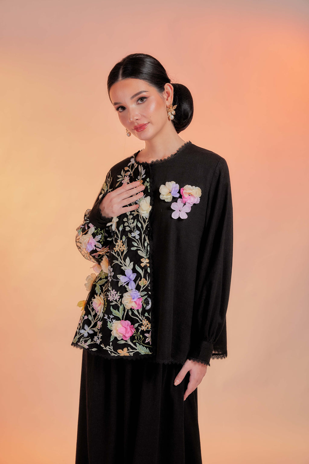 Blackberry - Tullebloom Linen Two Piece (Fully Lined)