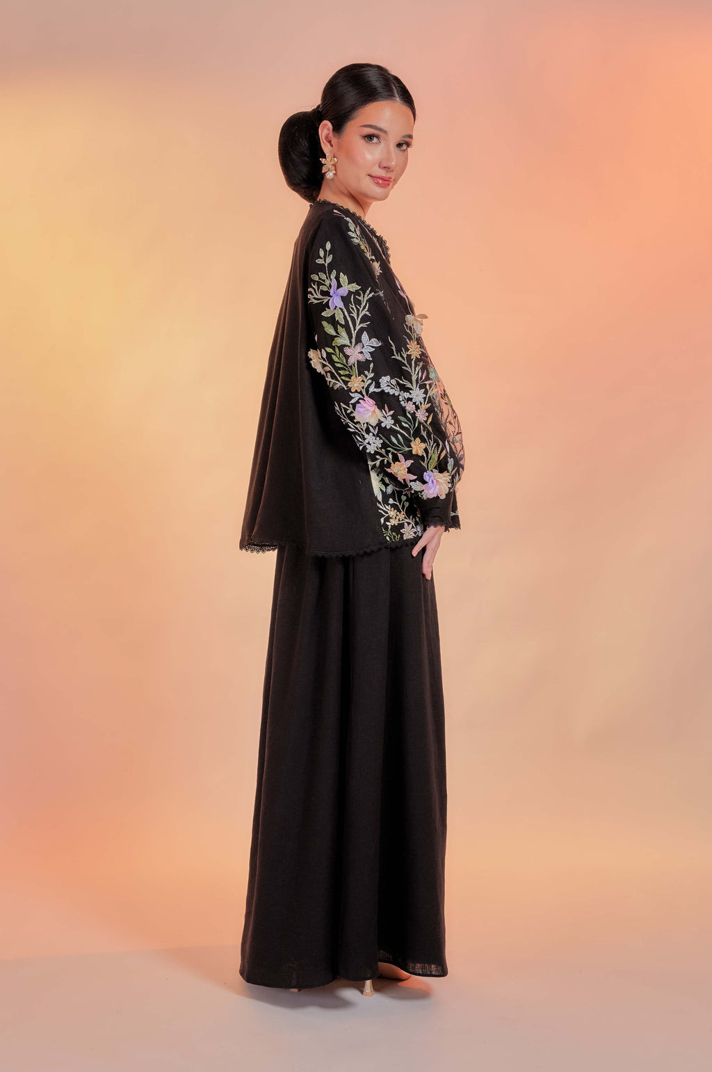 Blackberry - Tullebloom Linen Two Piece (Fully Lined)