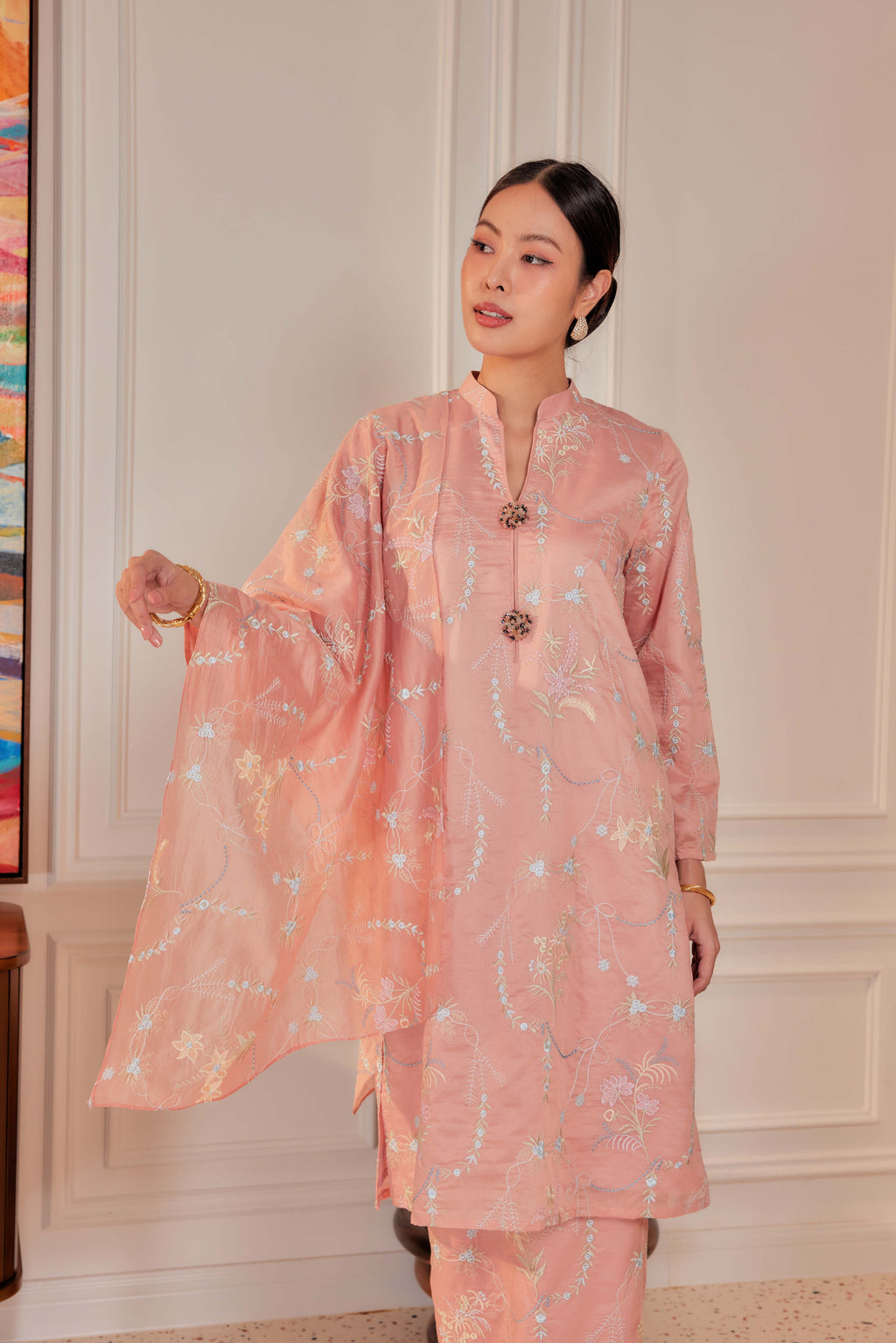 Terakota - Puspa Kurung Labuh (Fully Lined)