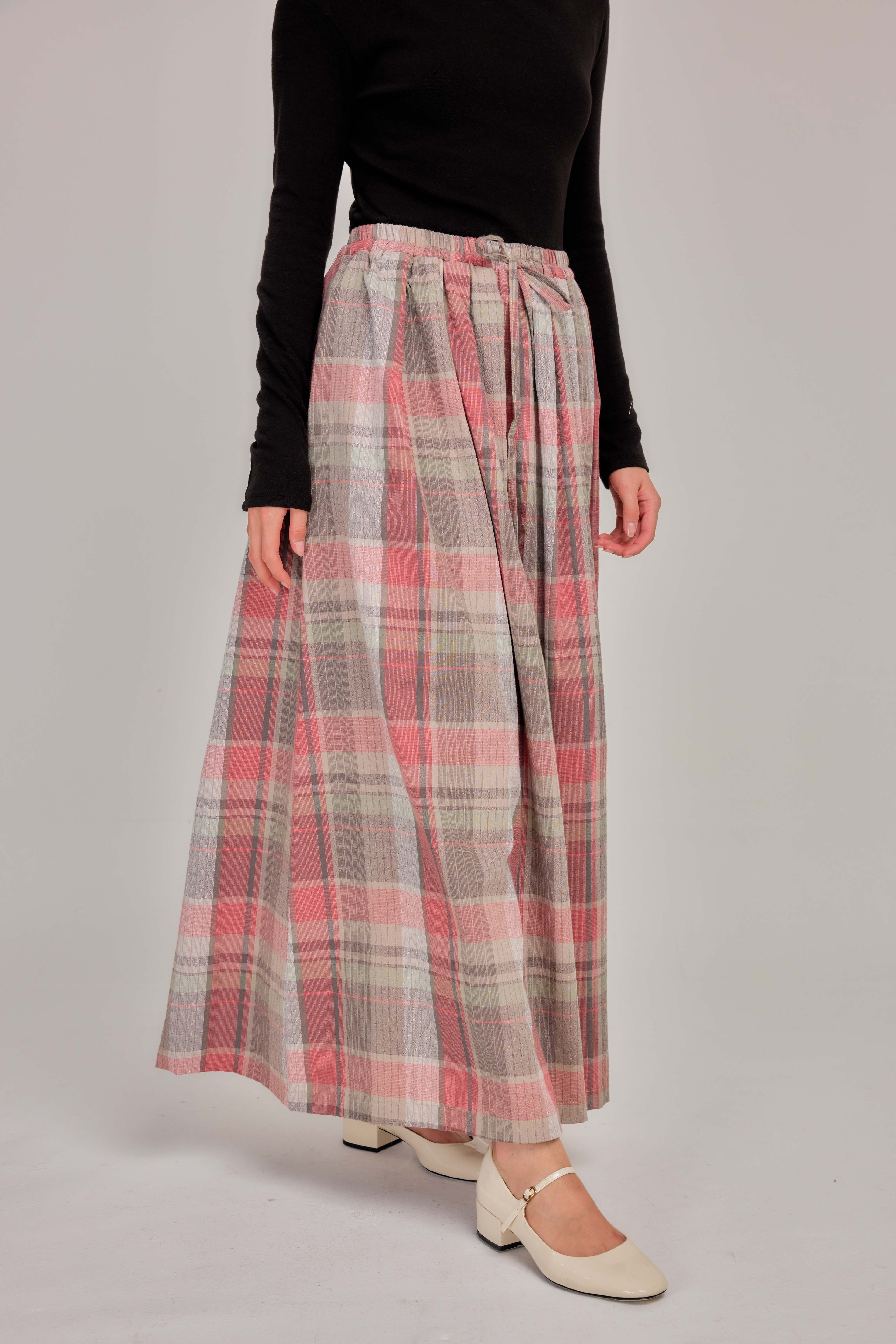 04 - Rosy Oat -  A-Line Skirt