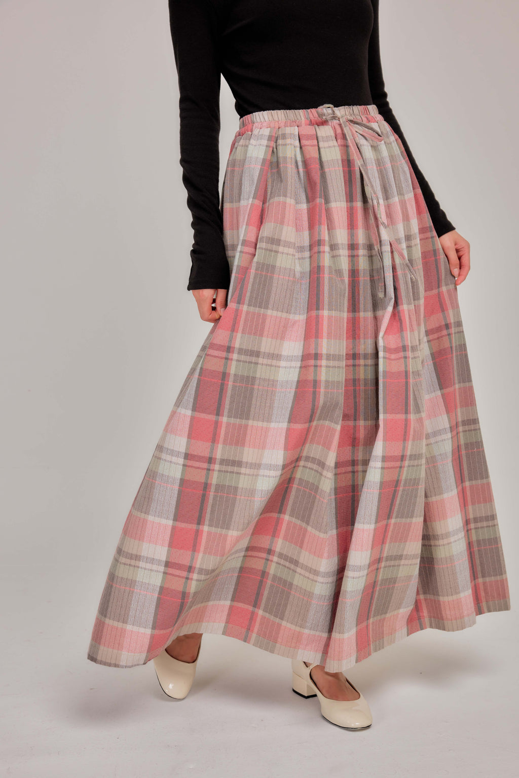 04 - Rosy Oat -  A-Line Skirt