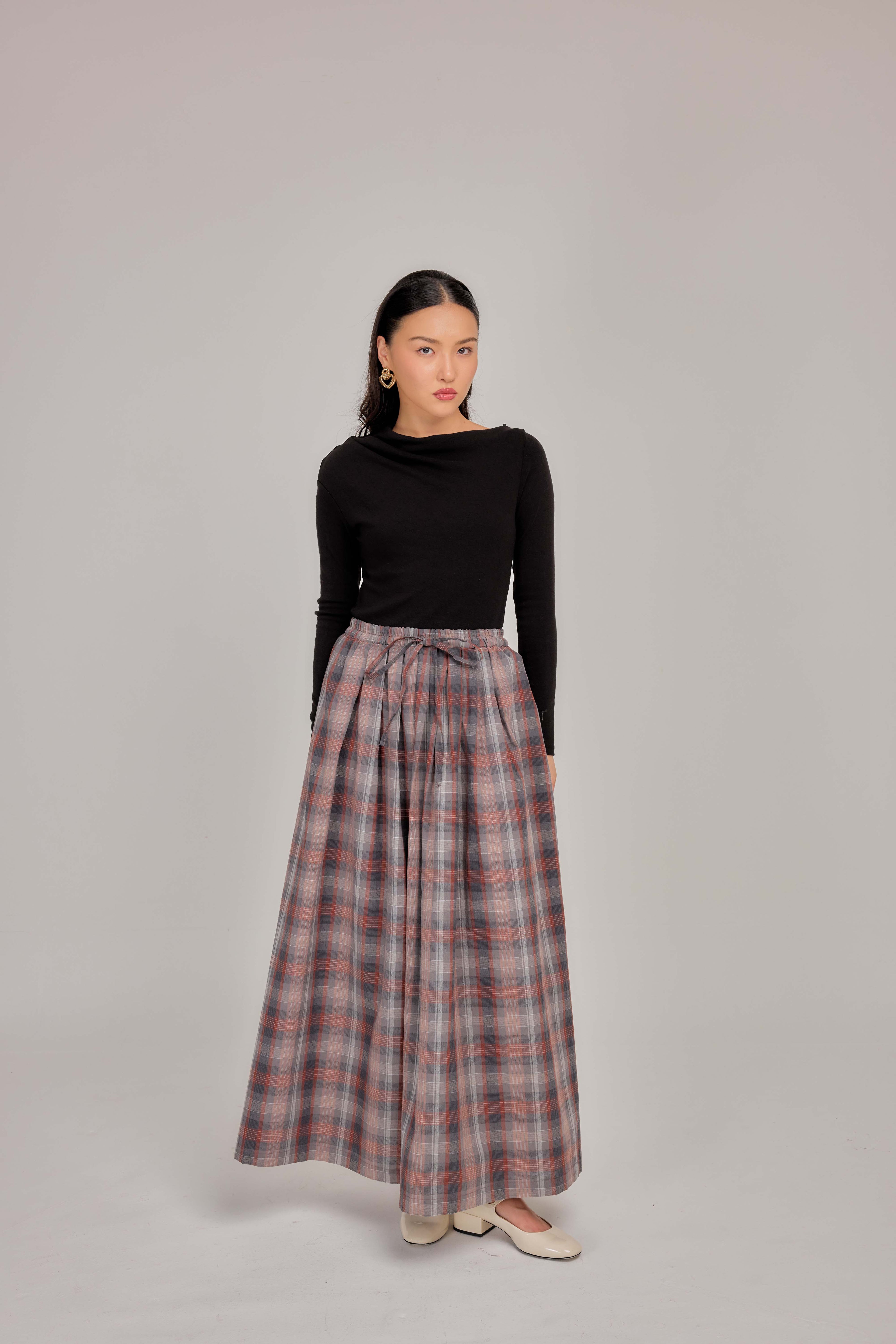 03 - Mauve Ash - A-Line Skirt