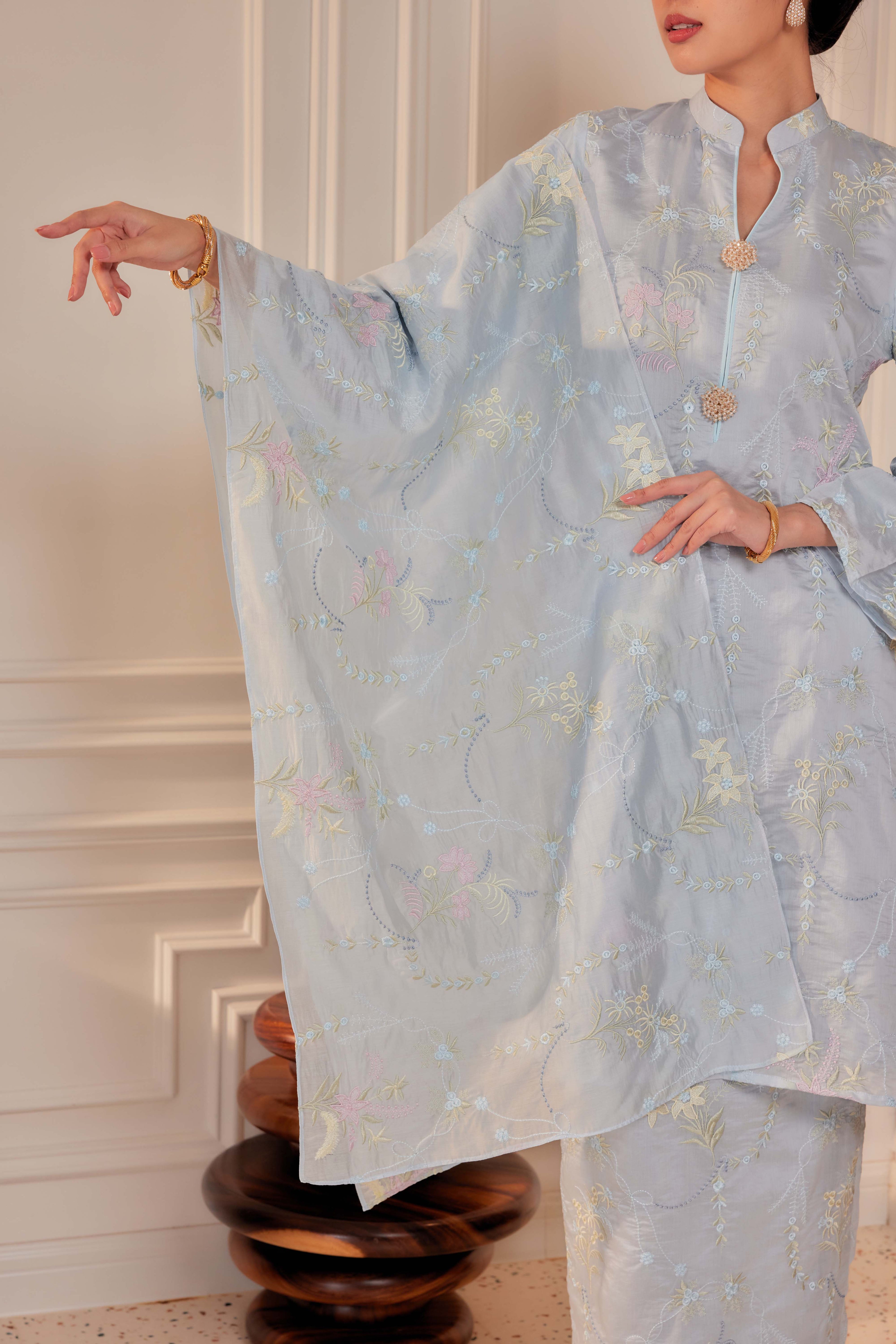 Bayu - Puspa Kurung Labuh (Fully Lined)