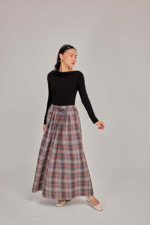 03 - Mauve Ash - A-Line Skirt