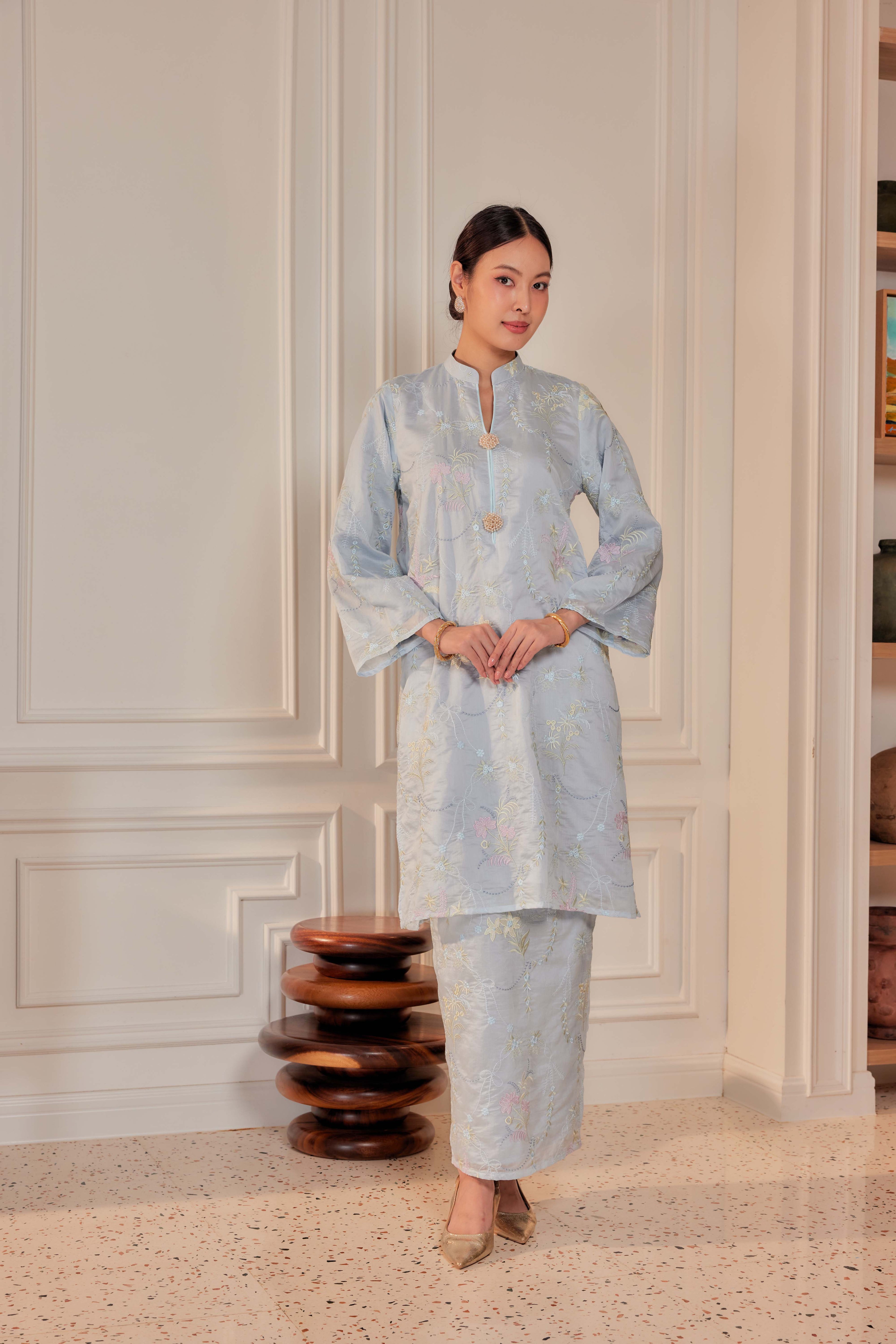 Bayu - Puspa Kurung Labuh (Fully Lined)