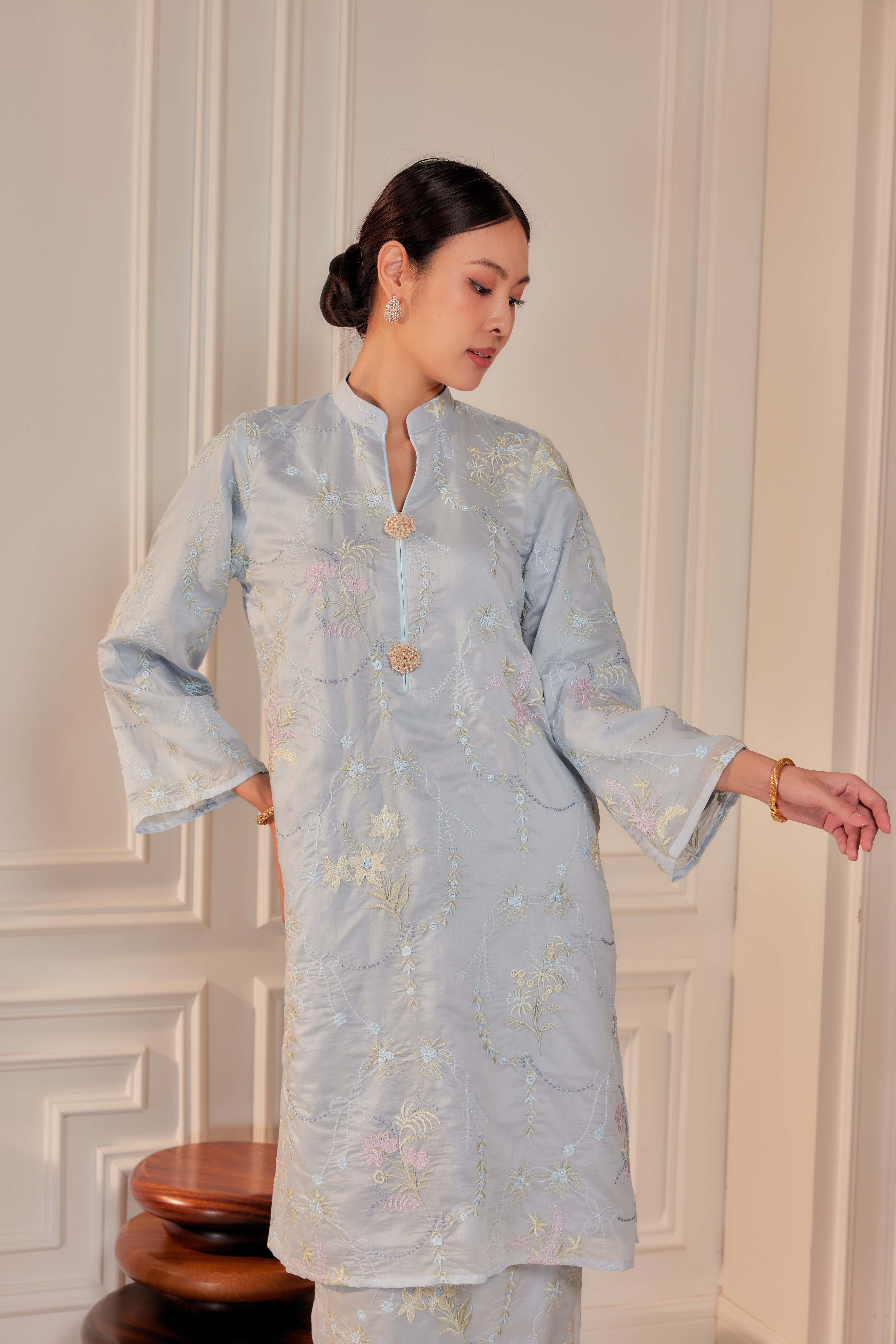 Bayu - Puspa Kurung Labuh (Fully Lined)