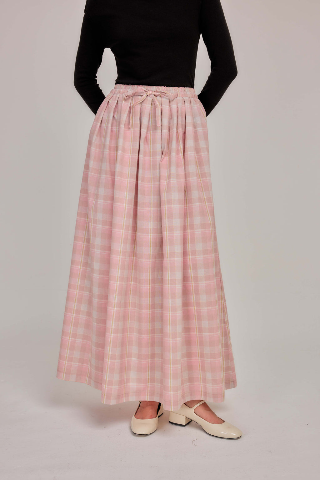 01 - Pink Nougat -A-Line Skirt